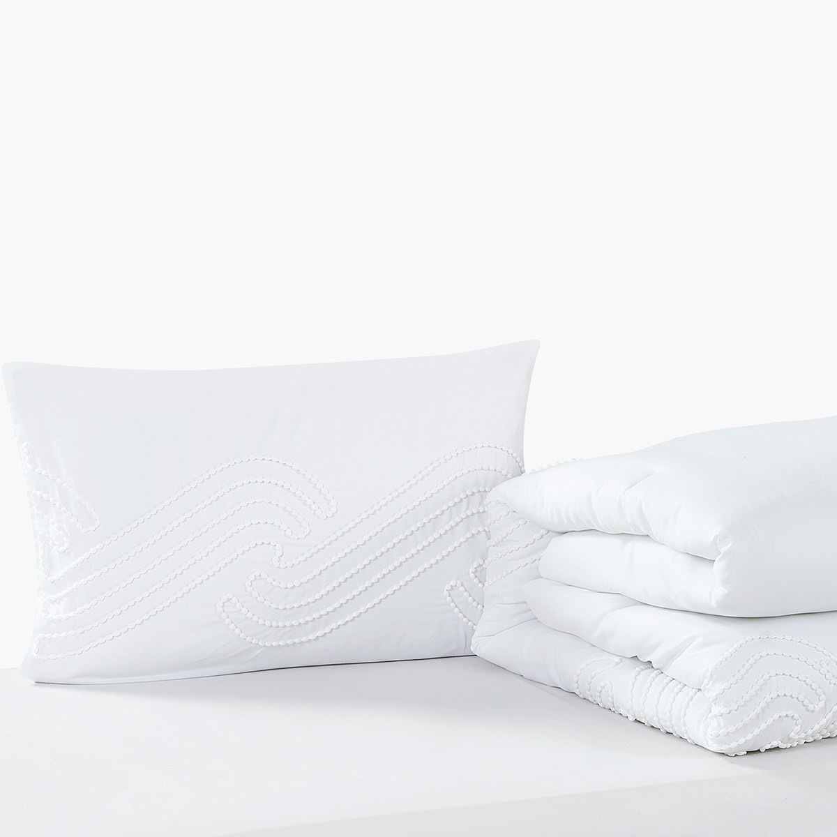 طقم لحاف توين 3 قطع بتصميم حلزوني من وايت بليس - 160x220 سم-hbxhomeware-hbxbedroom-image-4