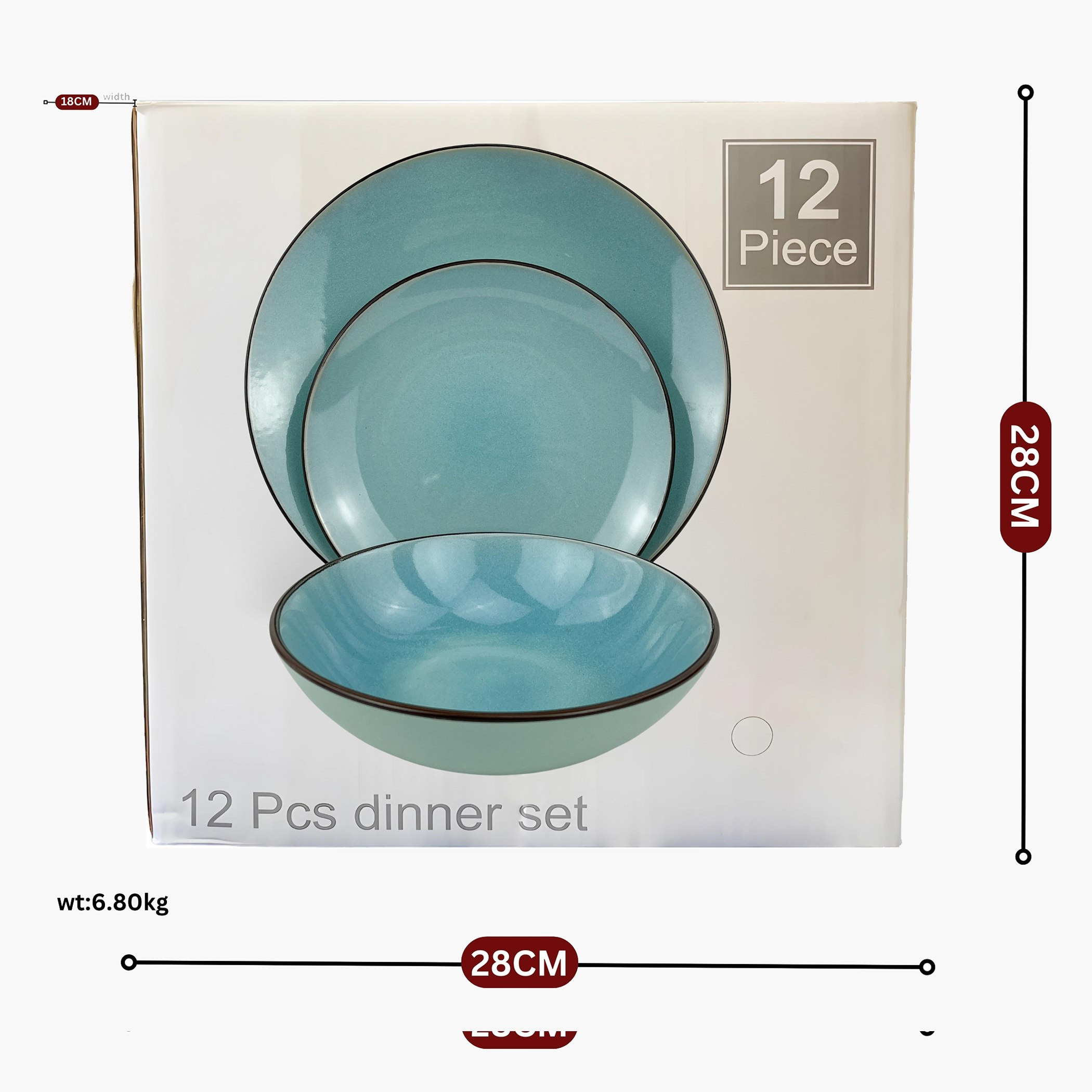 Elegenza 12-Piece Stoneware Dinner Set - Serves 4-hbxhomeware-hbxkitchen-image-4