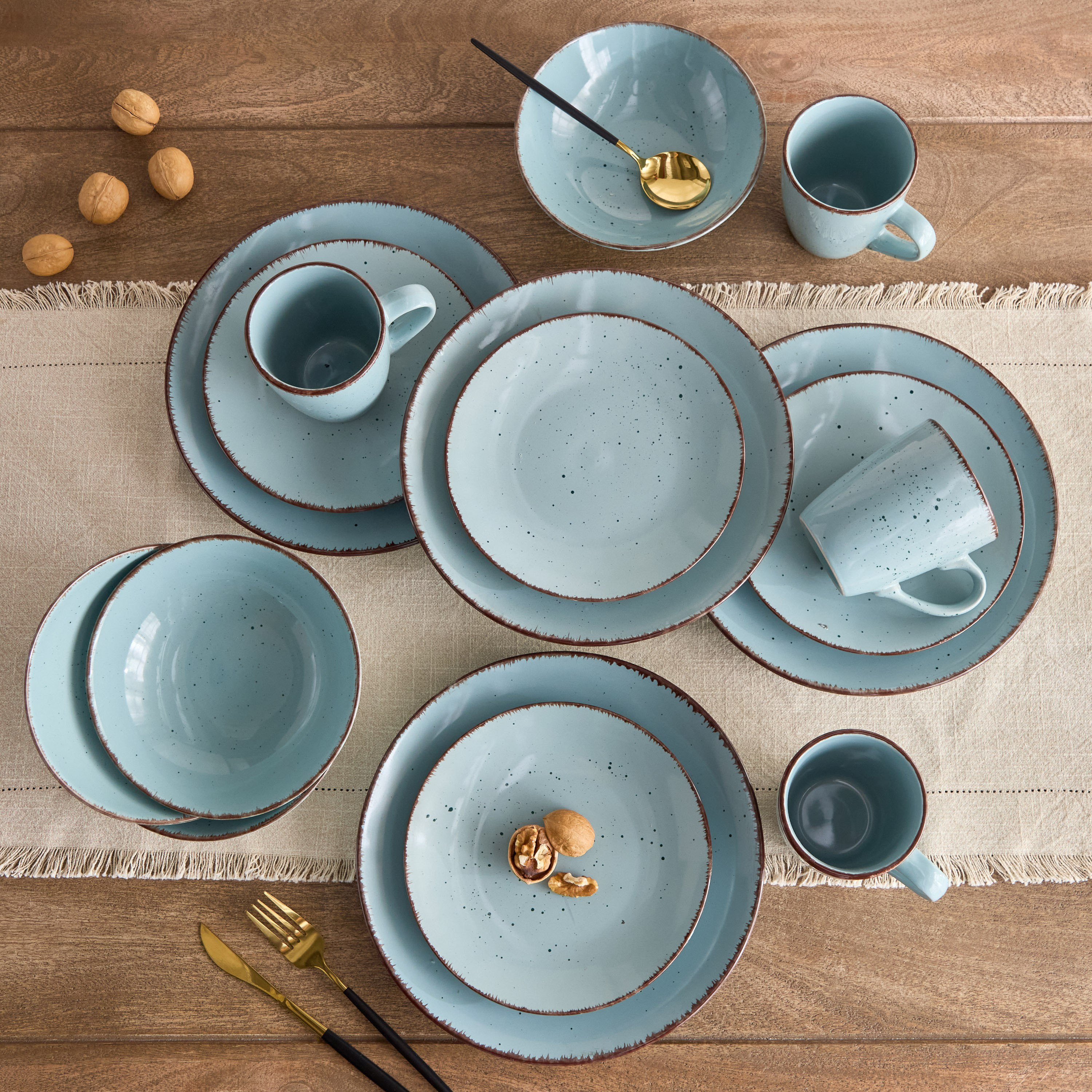 طقم عشاء 16 قطعة من الخزف الحجري من بيلا - 4 أشخاص-hbxhomeware-hbxkitchen-image-1