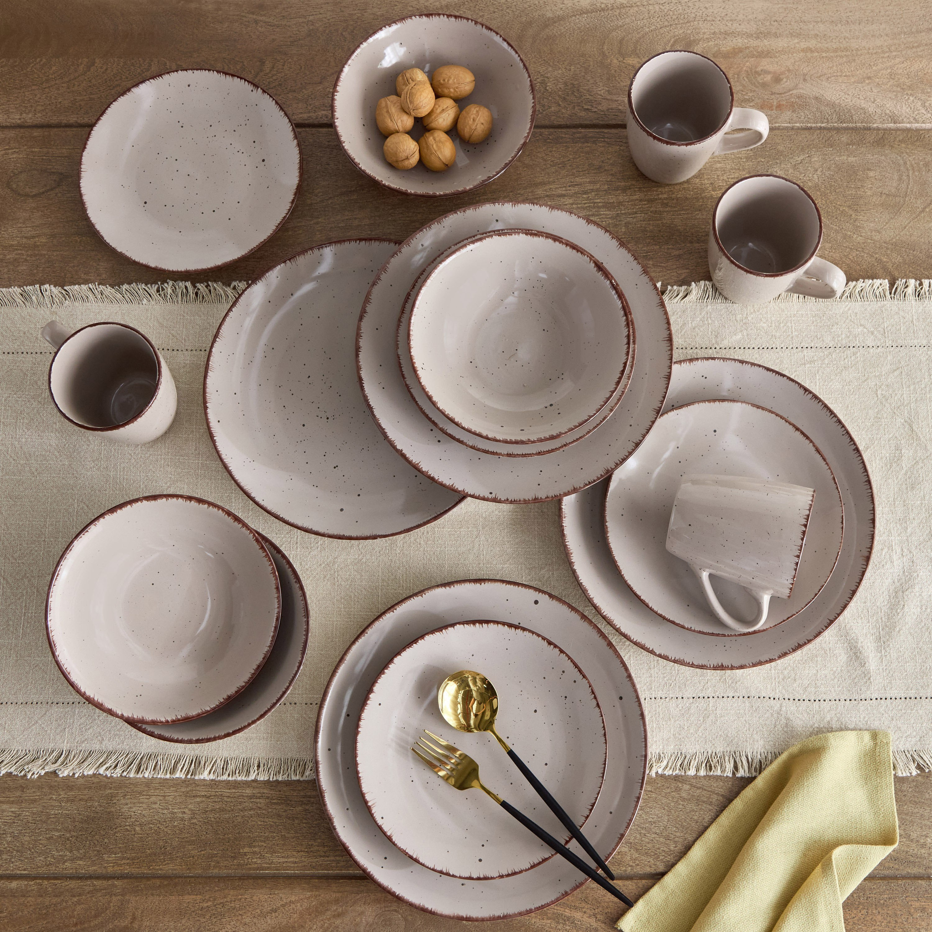 طقم عشاء 16 قطعة من الخزف الحجري من ريم - 4 أشخاص-hbxhomeware-hbxkitchen-image-1