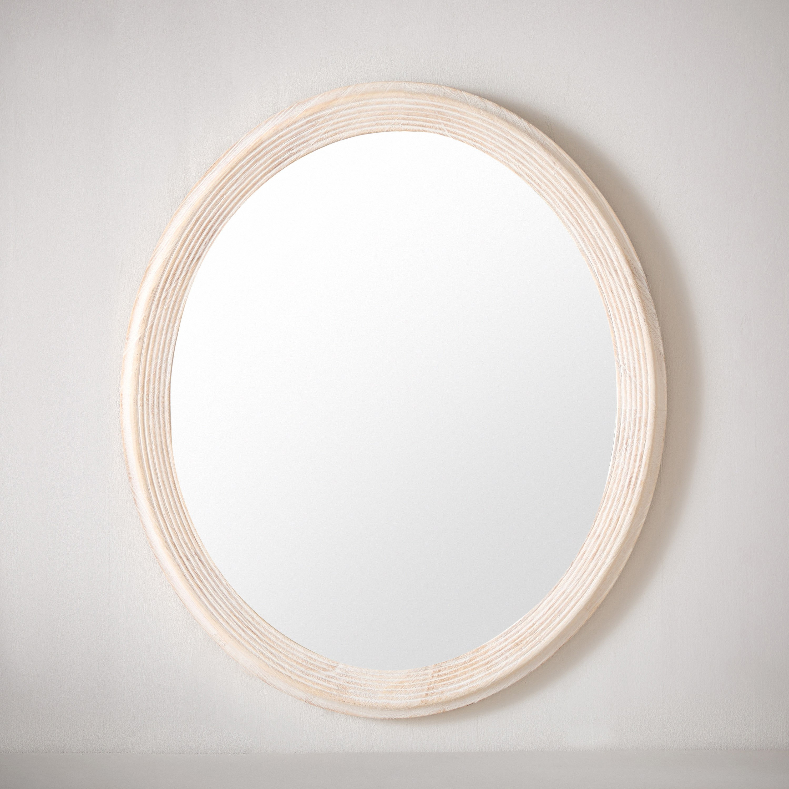 مرآة بيضاوية بإطار خشب صلب من إينيز - 59x69 سم-PROMO_HB_AE_B1G1_250925-image-2