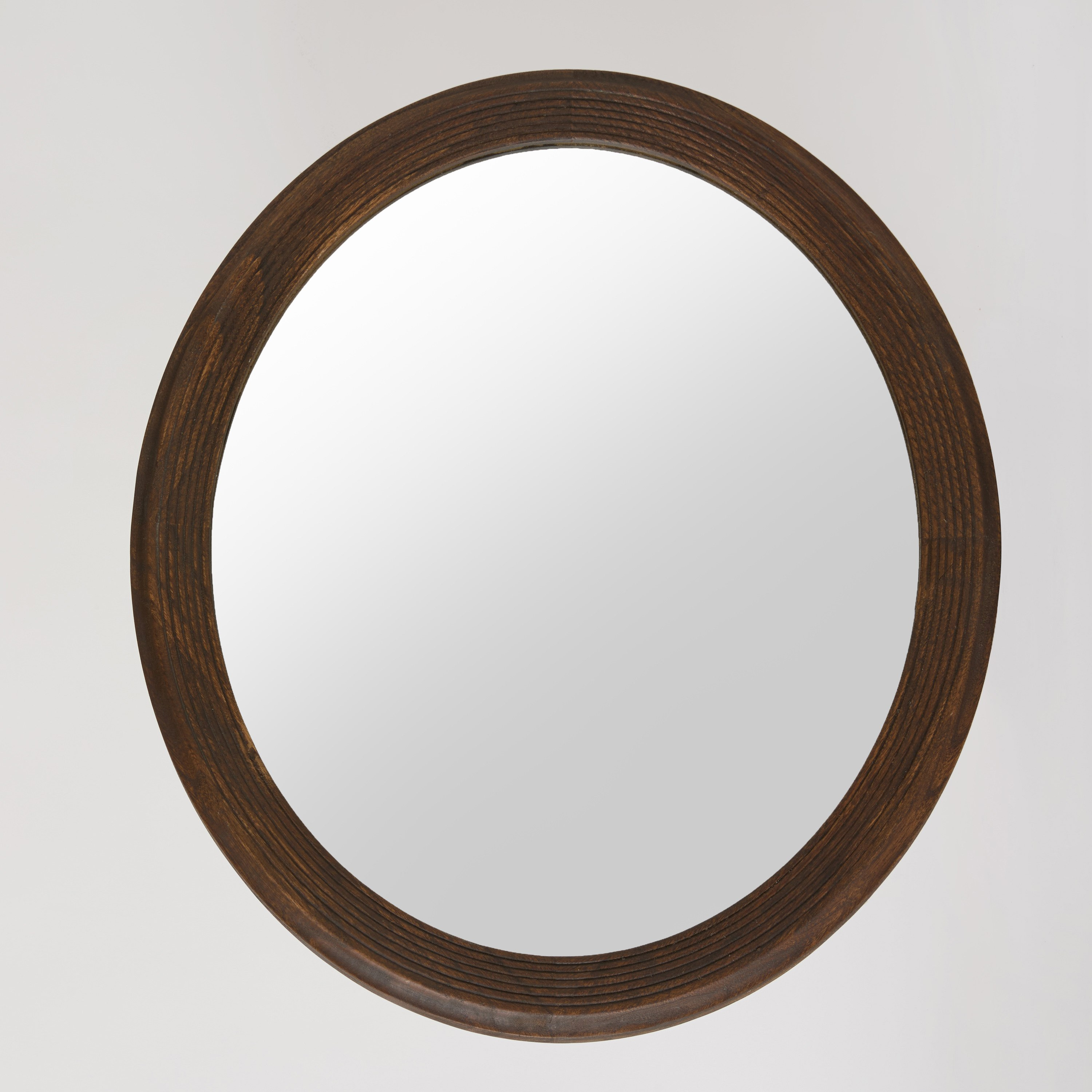 Inez Solid Wood Frame Oval Mirror - 59x69 cm-PROMO_HB_AE_B1G1_250925-image-6