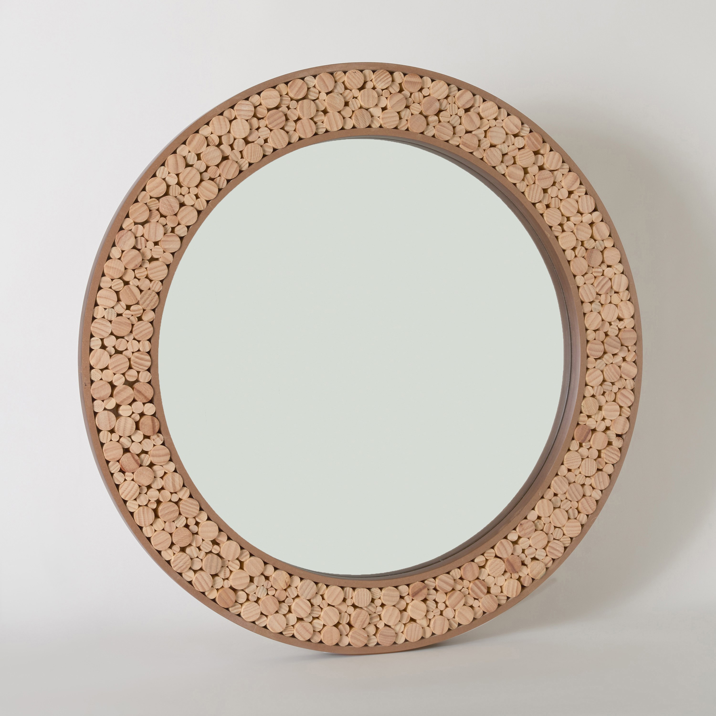Inez Solid Wood Frame Round Mirror - 80 cm-PROMO_HB_AE_B1G1_250925-image-6