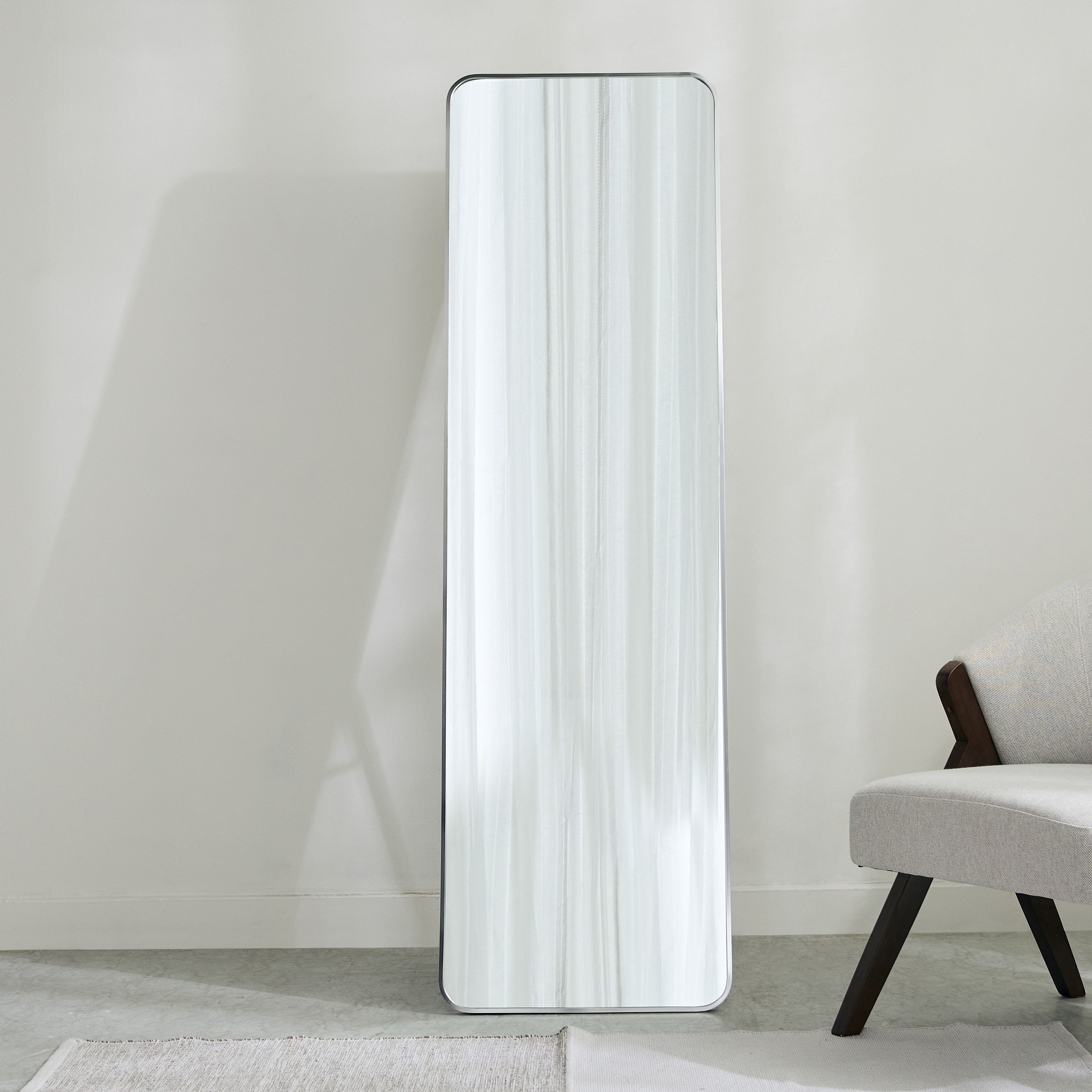 Bruce Premium Heavy Duty Aluminium Floor Standing Mirror - 50x170 cm-hbxhomeware-hbxdecorandfurnishings-image-2
