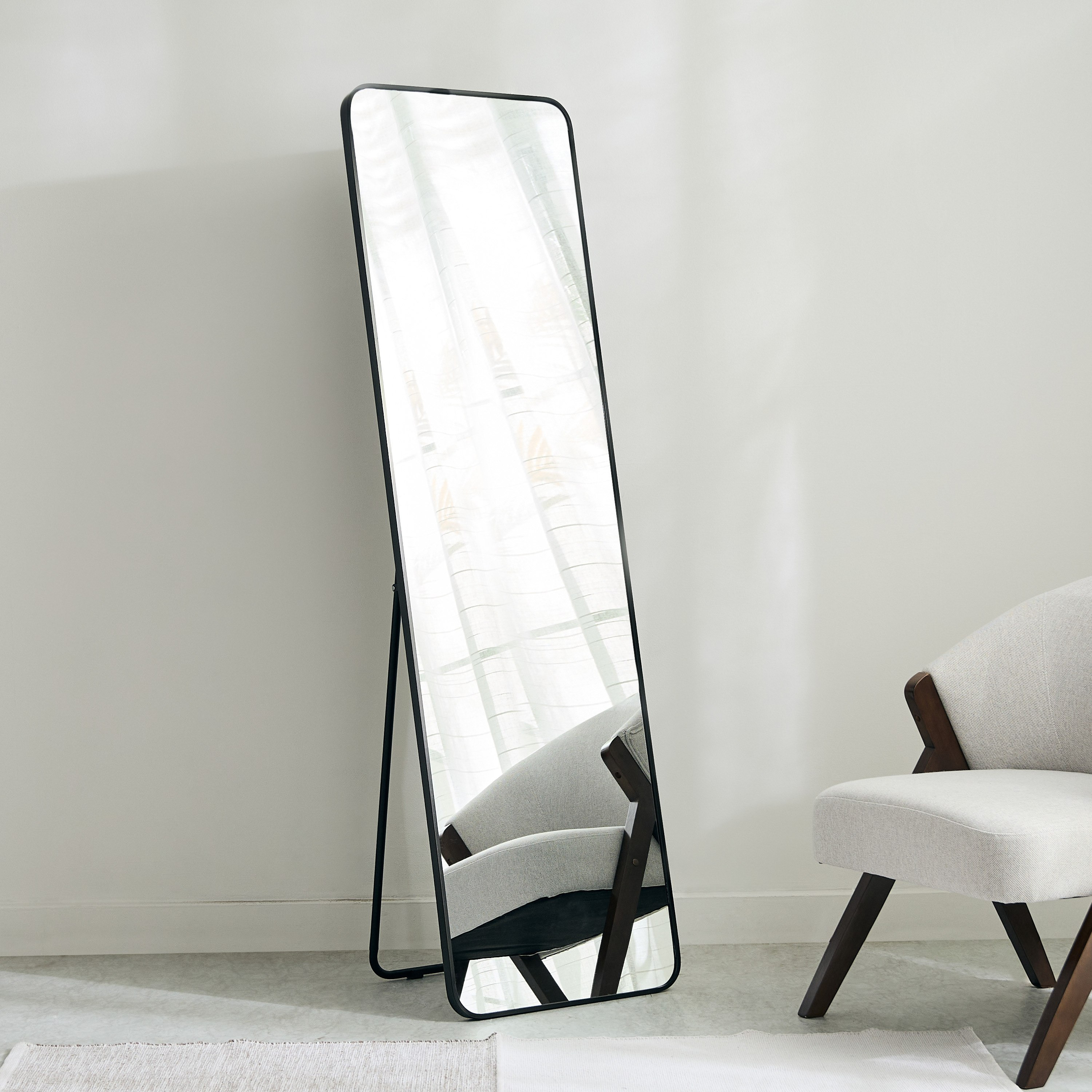 مرآة أرضية فاخرة من الألومنيوم شديد التحمل بتصميم قائم من بروس - 50x170 سم-hbxhomeware-hbxdecorandfurnishings-image-1