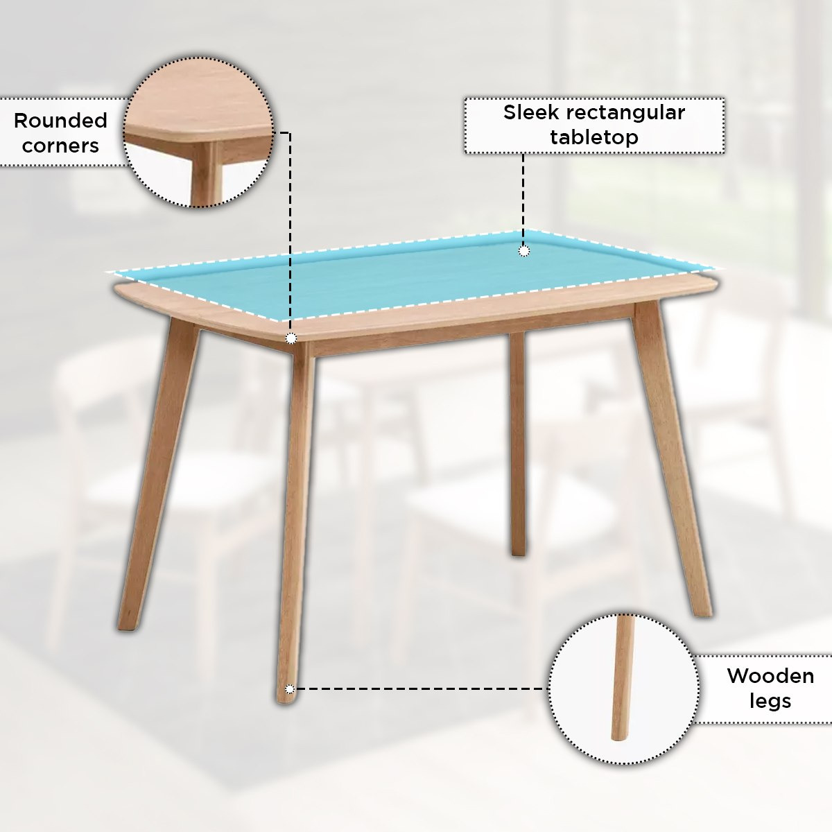 طقم سفرة 4 مقاعد من نورديك إن إكس تي-hbxdiningroom-diningtablesandsets-diningsets-fourseater-image-4