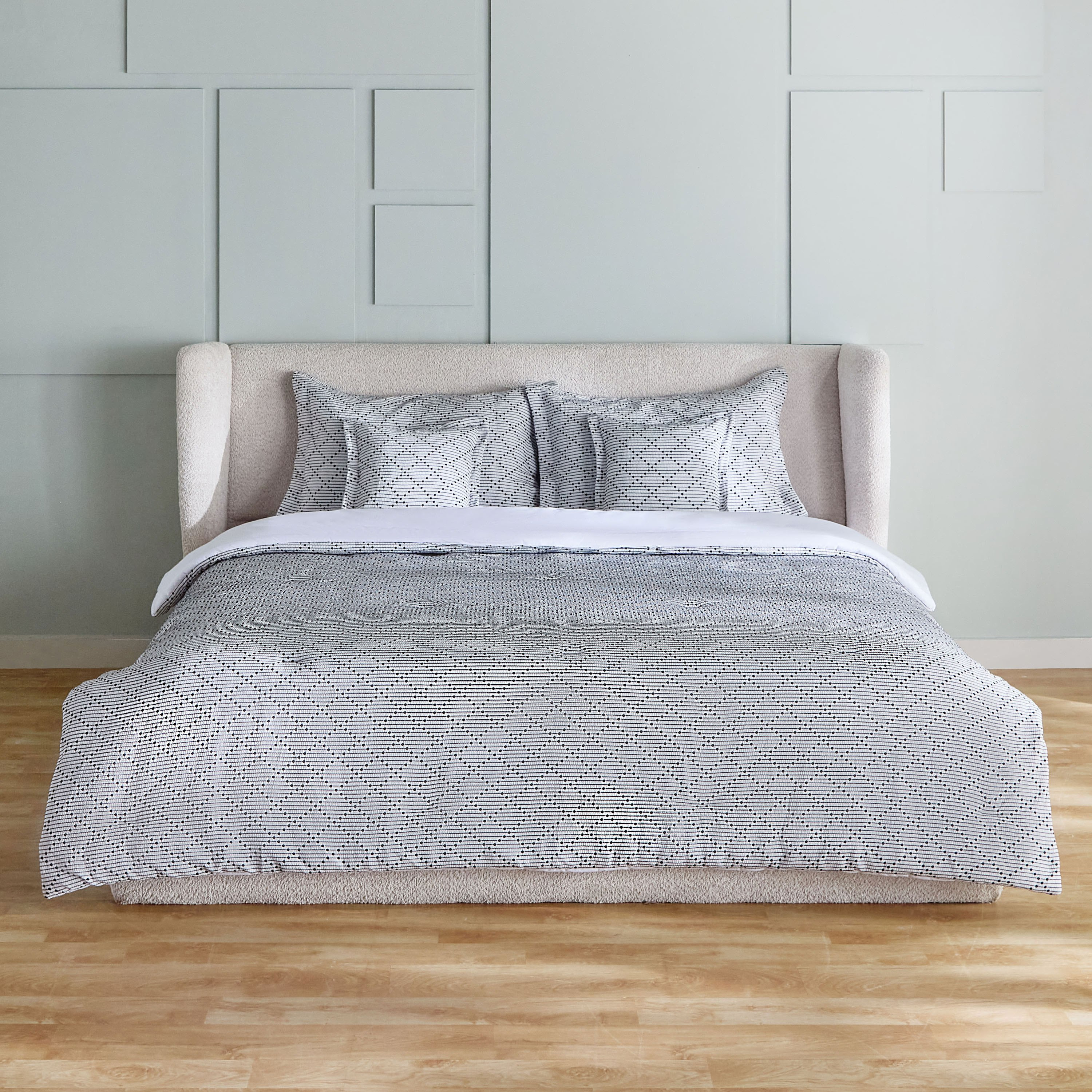 طقم لحاف كينج 5 قطع جاكارد من بريسم دايموند - 220x240 سم -hbxhomeware-hbxbedroom-image-3
