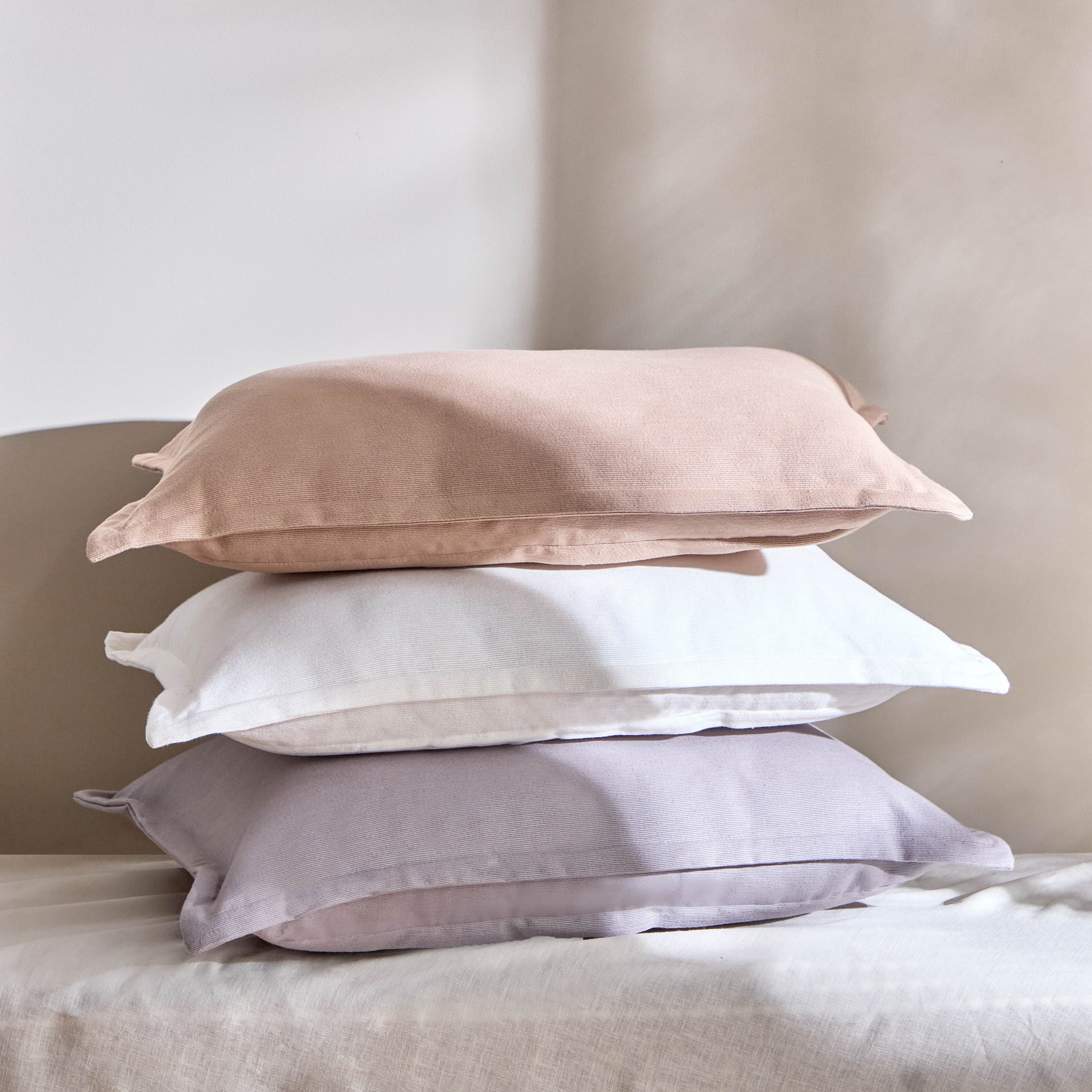 Atlanta Ezra Rib Solid Filled Cushion - 40x60 cm-hbxhomeware-hbxbedroom-image-4