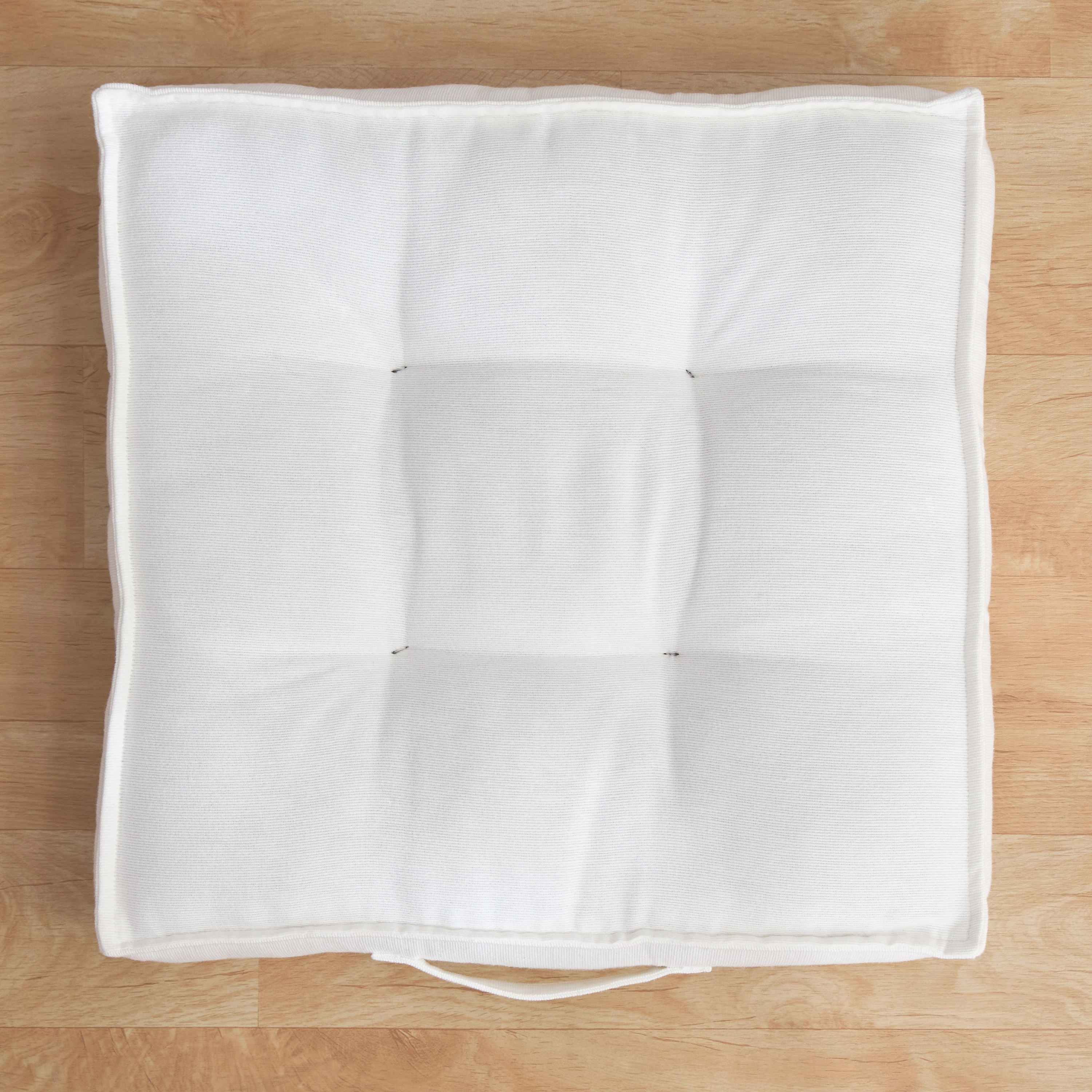 Atlanta Ezra Ribbed Floor Cushion - 48x48x10 cm-hbxhomeware-hbxbedroom-image-2