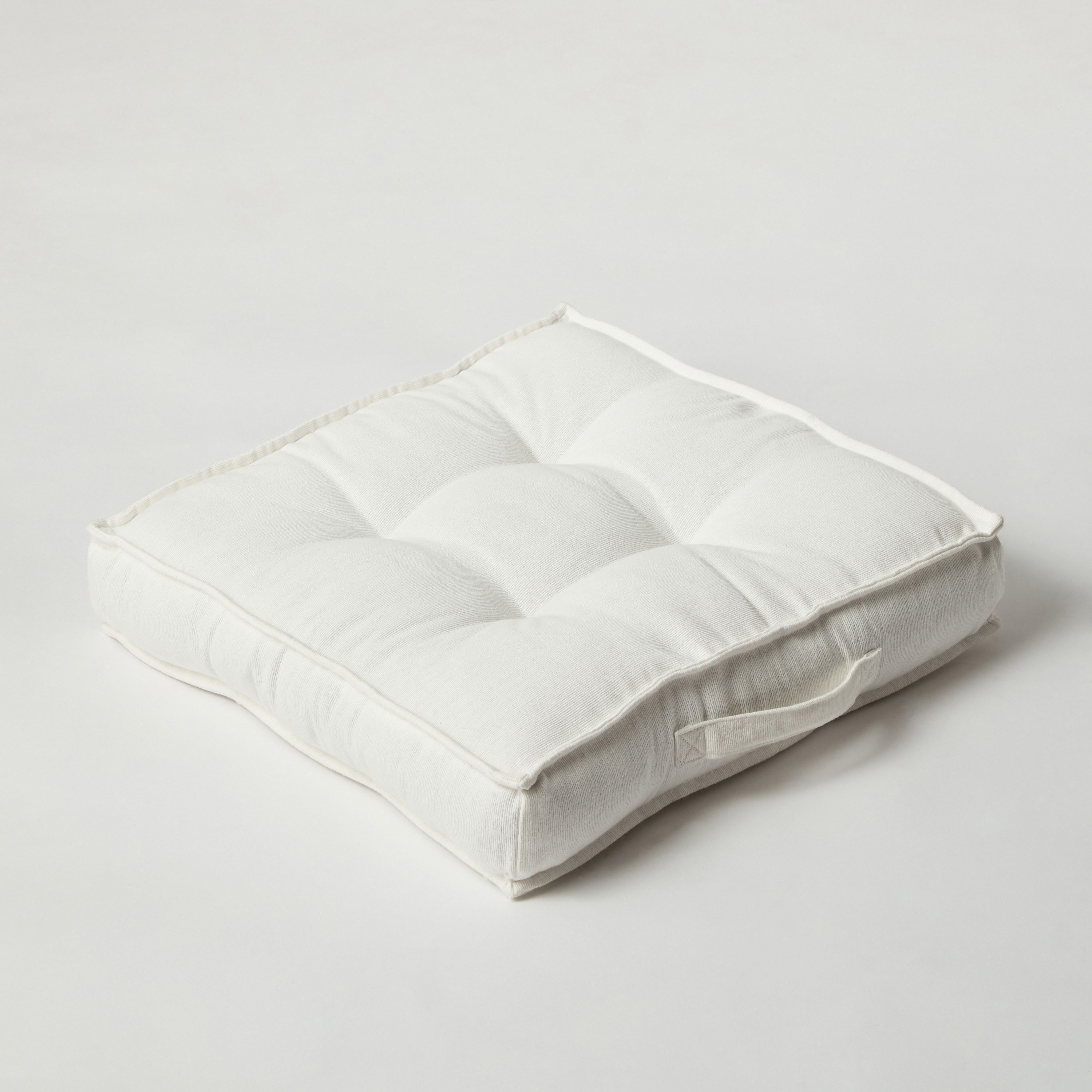 Atlanta Ezra Ribbed Floor Cushion - 48x48x10 cm-hbxhomeware-hbxbedroom-image-6