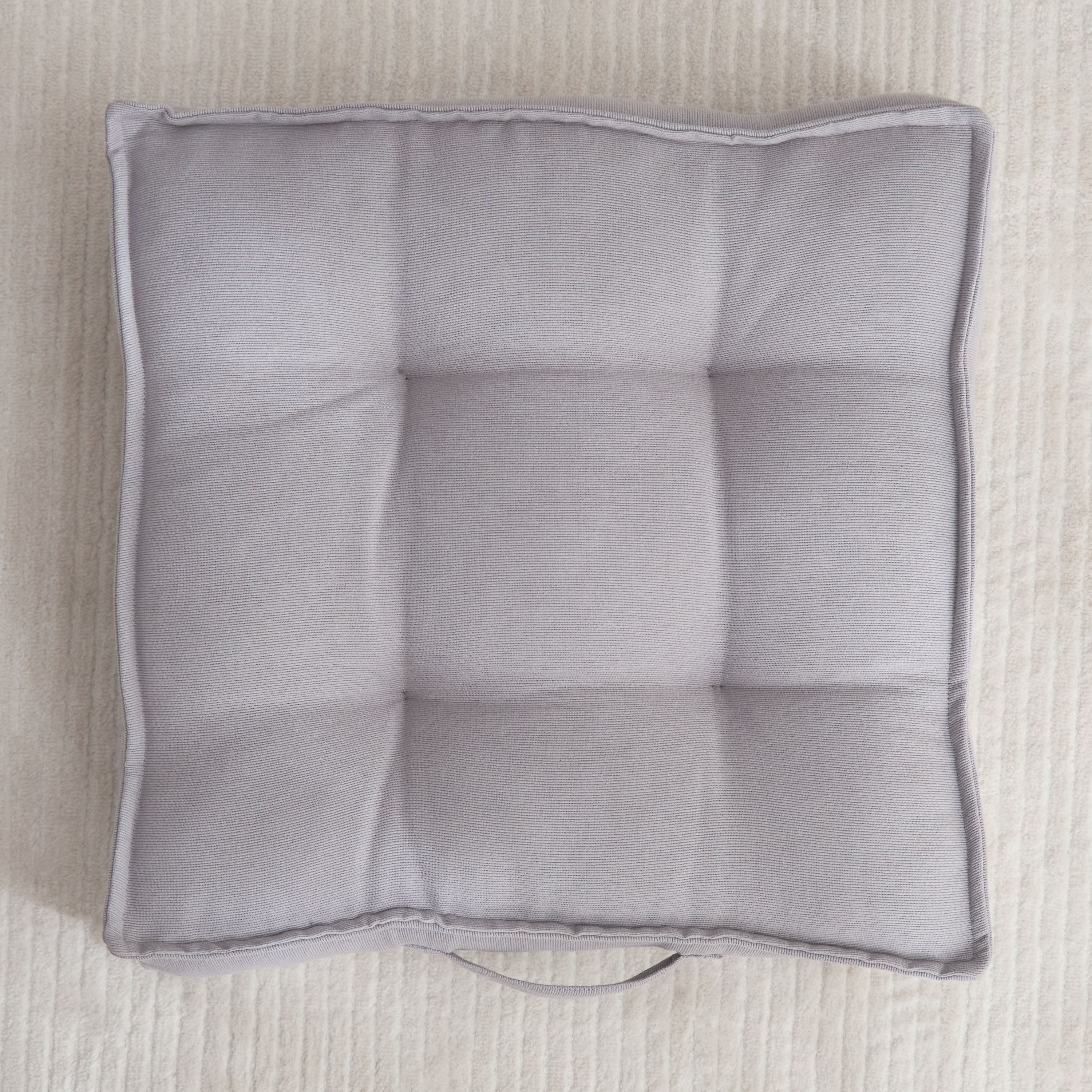 Atlanta Ezra Ribbed Floor Cushion - 48x48x10 cm-hbxhomeware-hbxbedroom-image-2