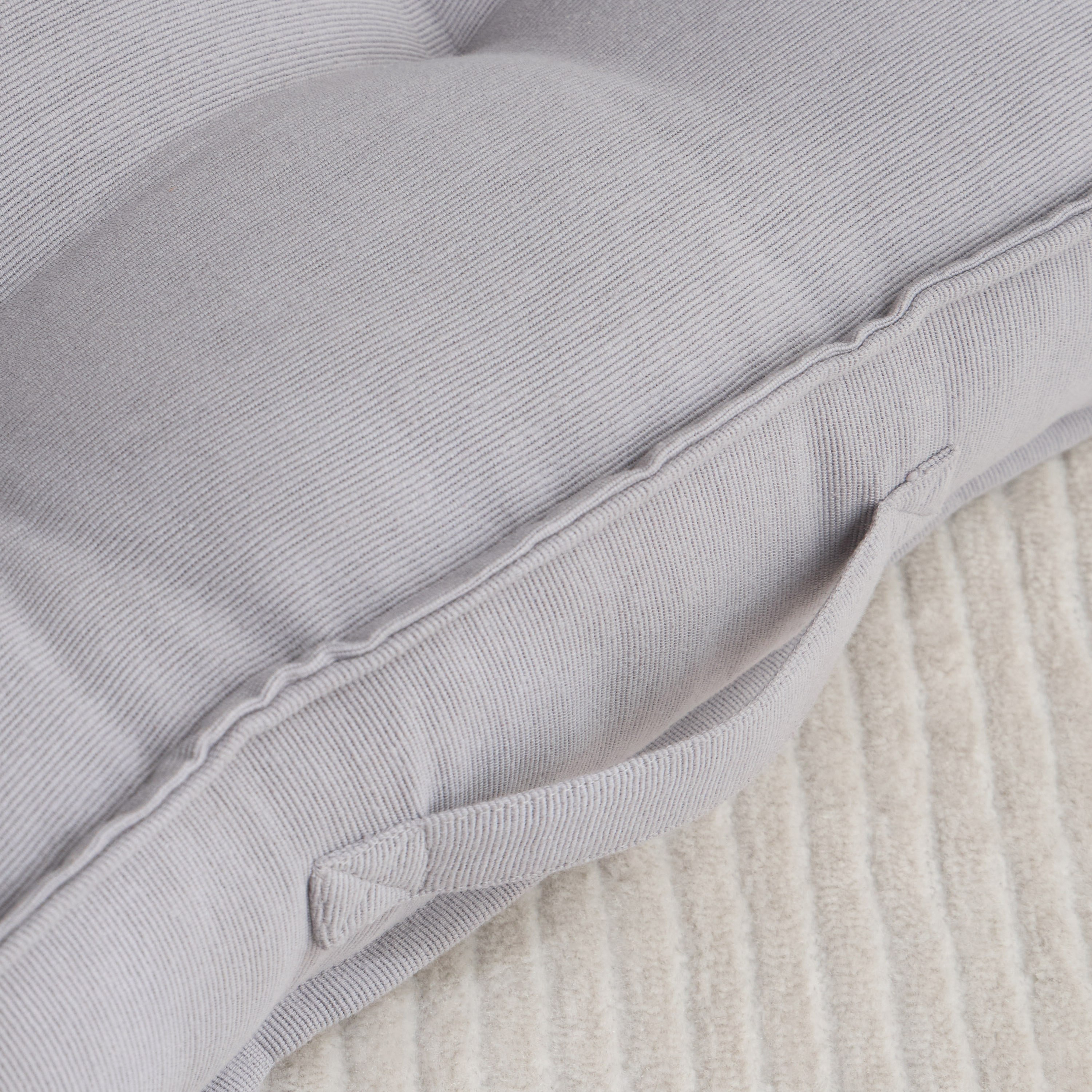 Atlanta Ezra Ribbed Floor Cushion - 48x48x10 cm-hbxhomeware-hbxbedroom-image-3