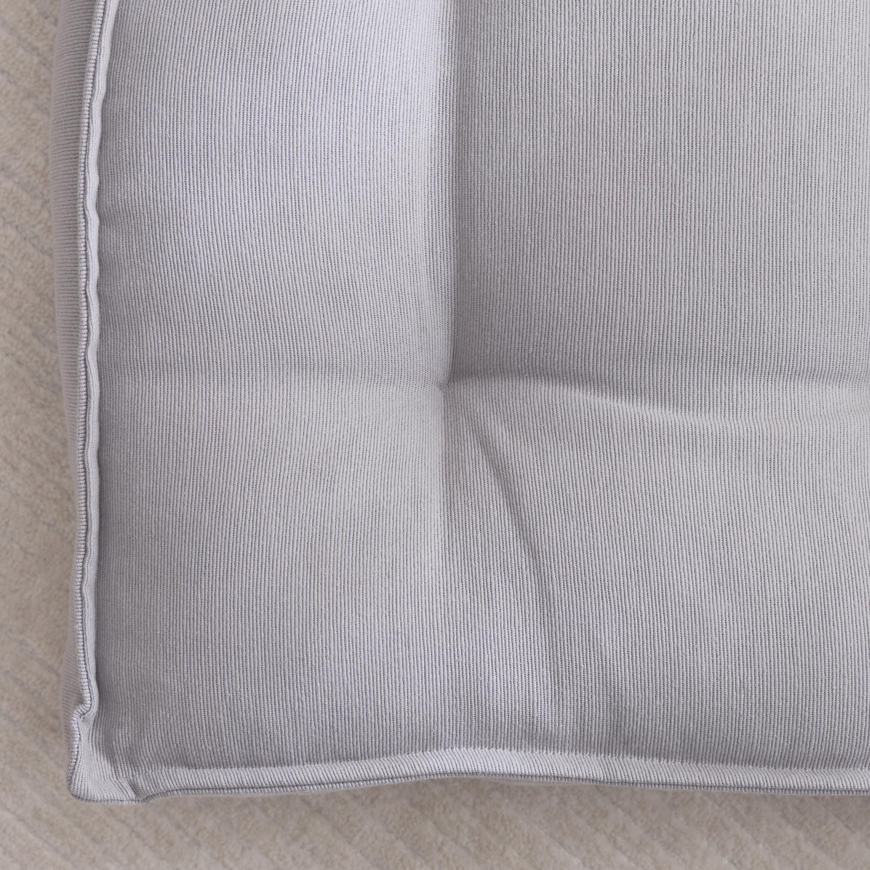 Atlanta Ezra Ribbed Floor Cushion - 48x48x10 cm-hbxhomeware-hbxbedroom-image-4