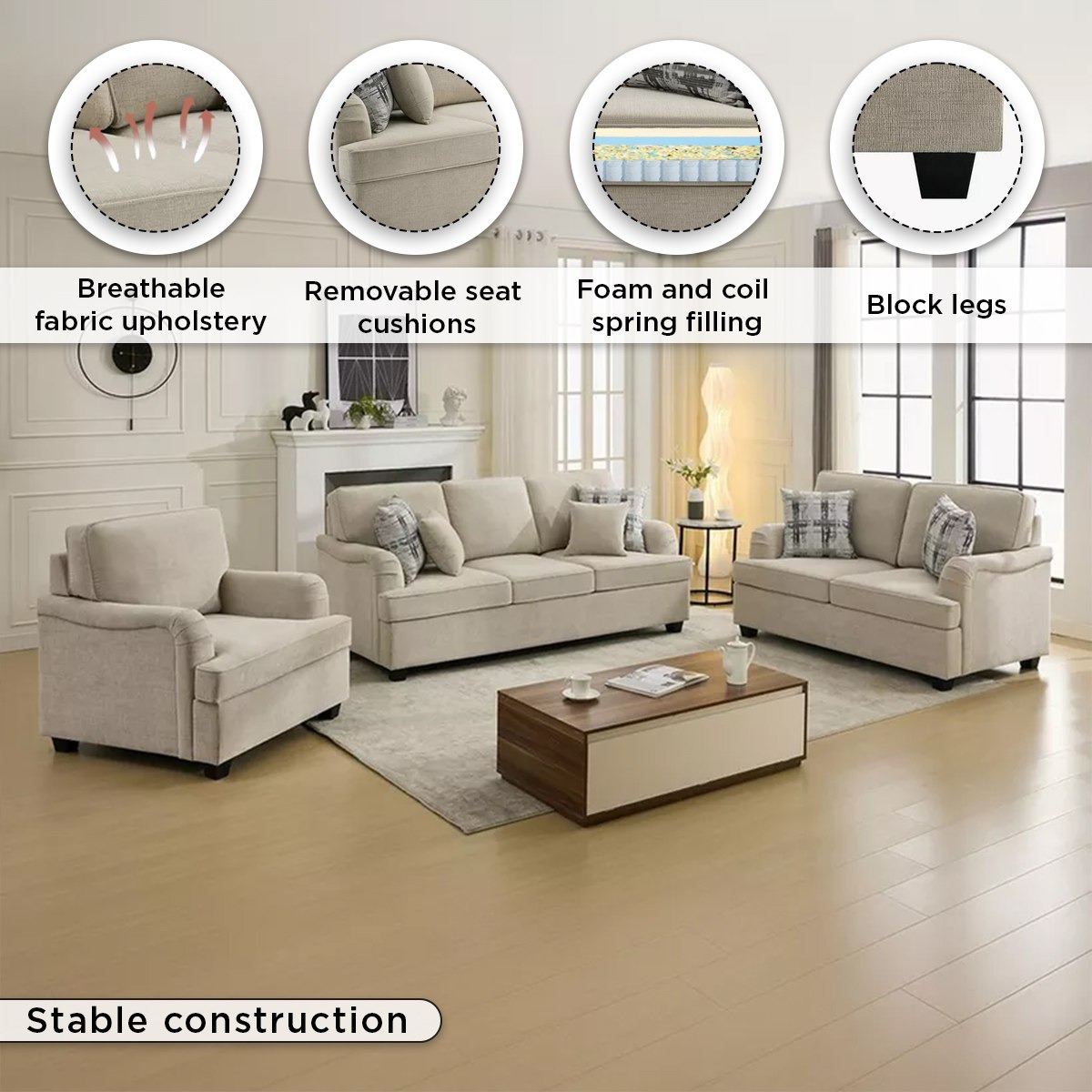 كنبة قماش 3 مقاعد مع 4 وسائد من إن إكس تي كاليفورنيا-hbxlivingroom-sofasandarmchairs-sofas-image-5