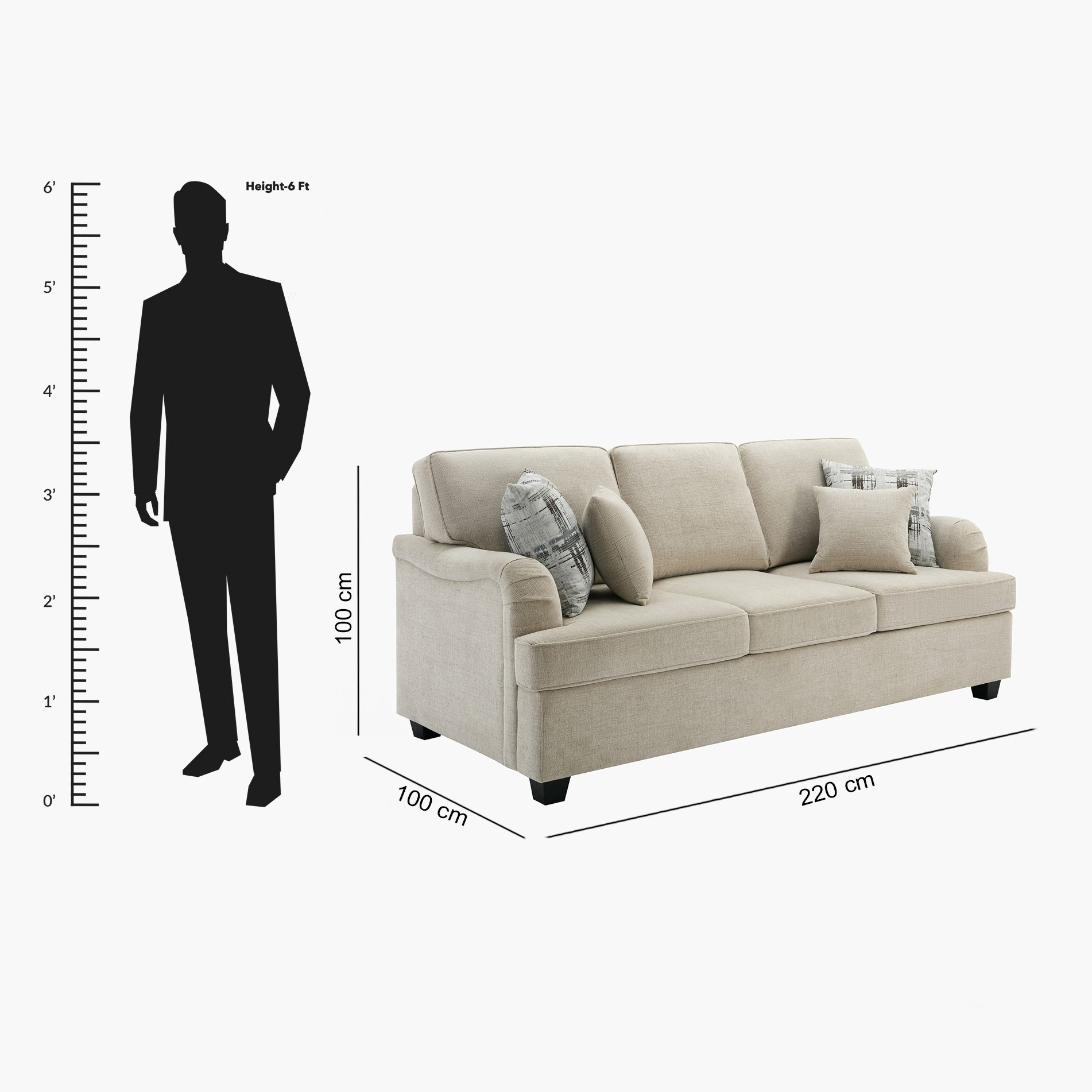 كنبة قماش 3 مقاعد مع 4 وسائد من إن إكس تي كاليفورنيا-hbxlivingroom-sofasandarmchairs-sofas-image-11