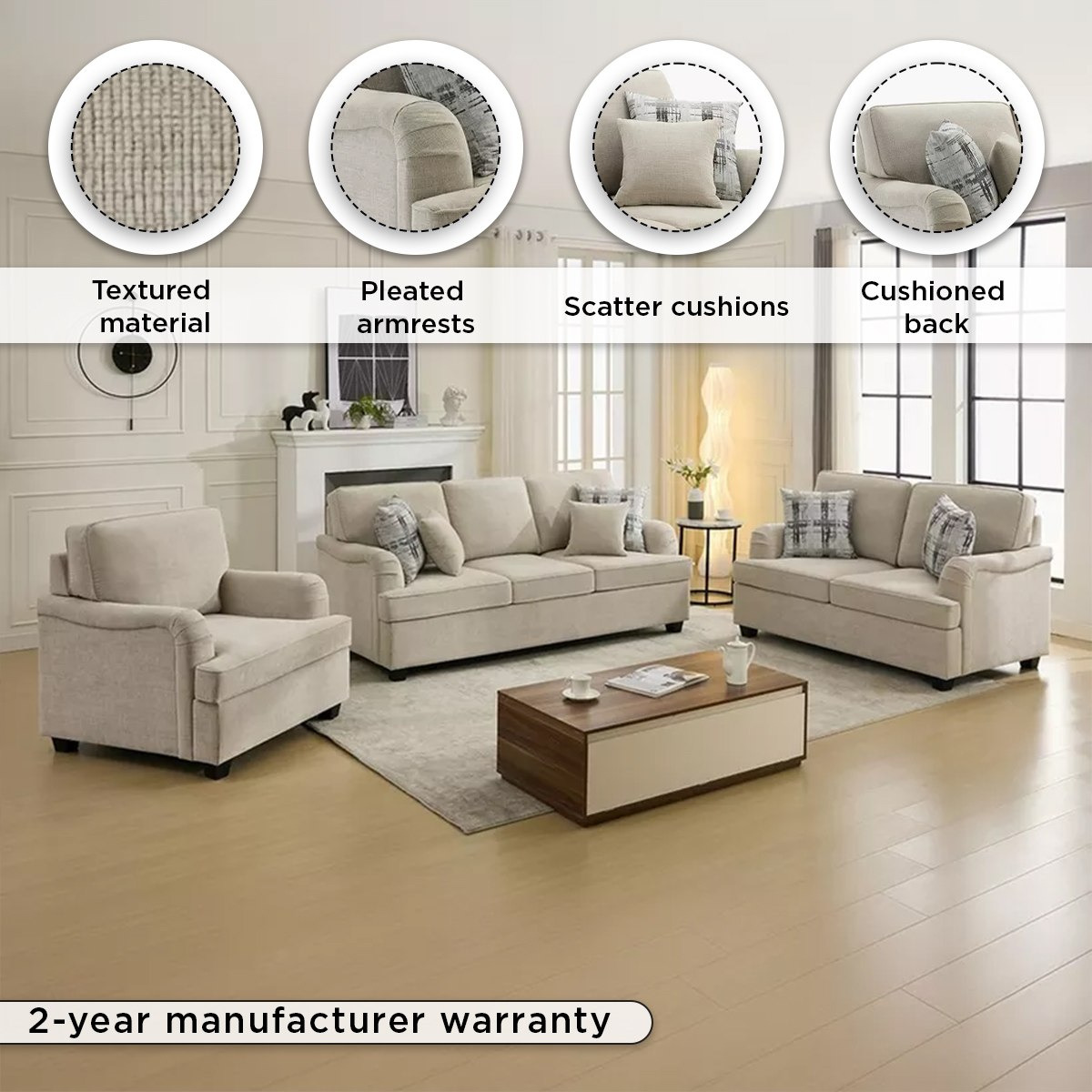 كنبة قماش 3 مقاعد مع 4 وسائد من إن إكس تي كاليفورنيا-hbxlivingroom-sofasandarmchairs-sofas-image-4