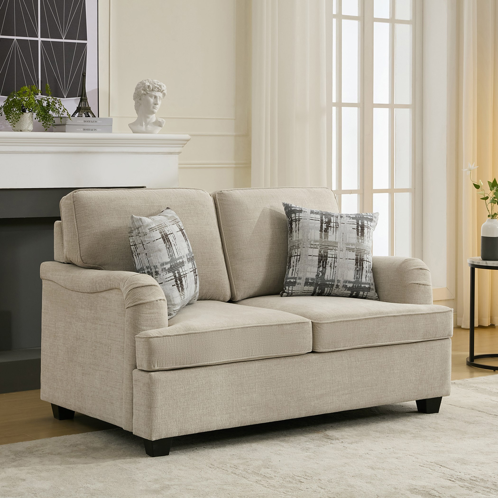 California NXT 2-Seater Fabric Sofa with 2 Cushions-hbxlivingroom-sofasandarmchairs-sofas-image-1