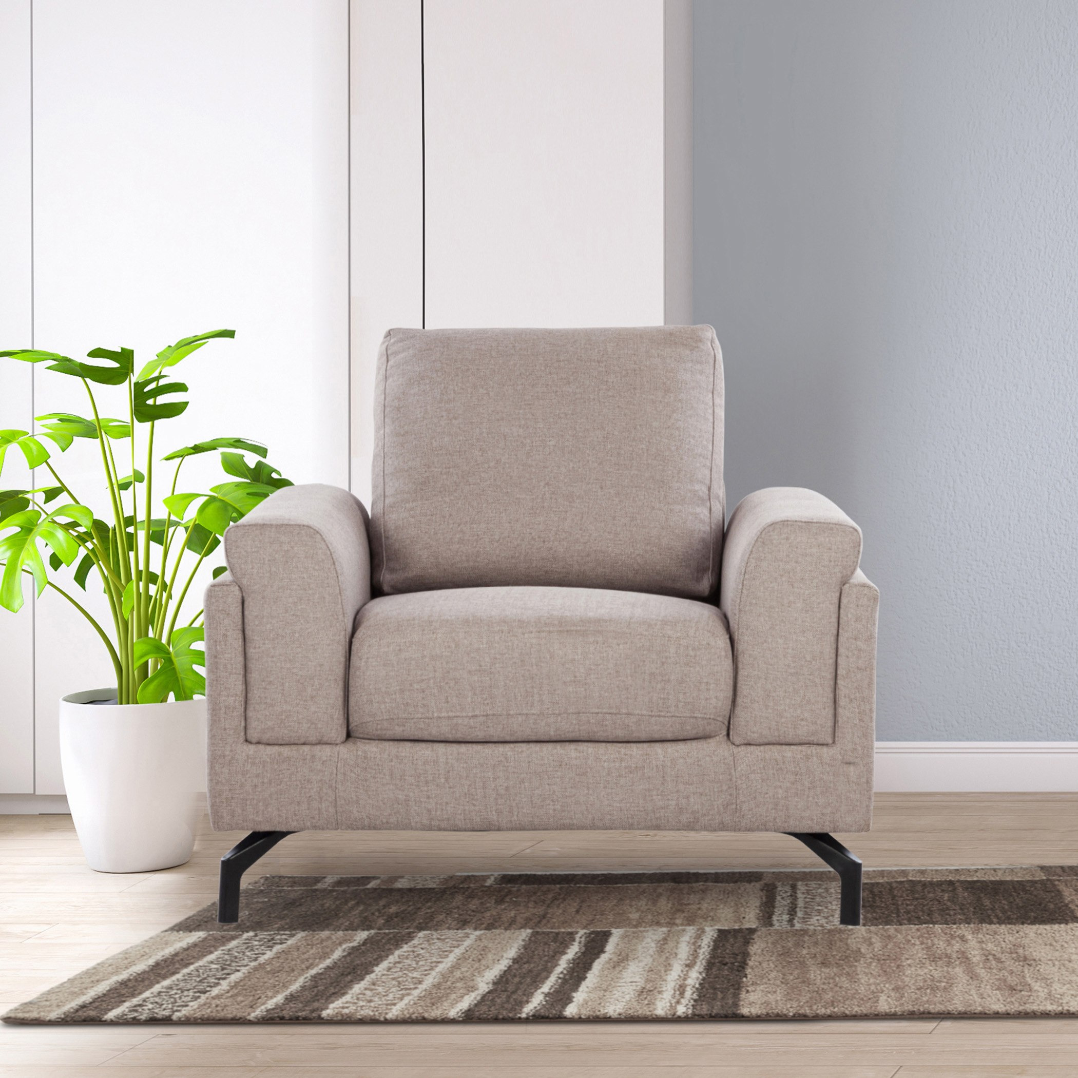 Fontana Fabric Armchair Sofa-hbxlivingroom-sofasandarmchairs-sofas-image-1