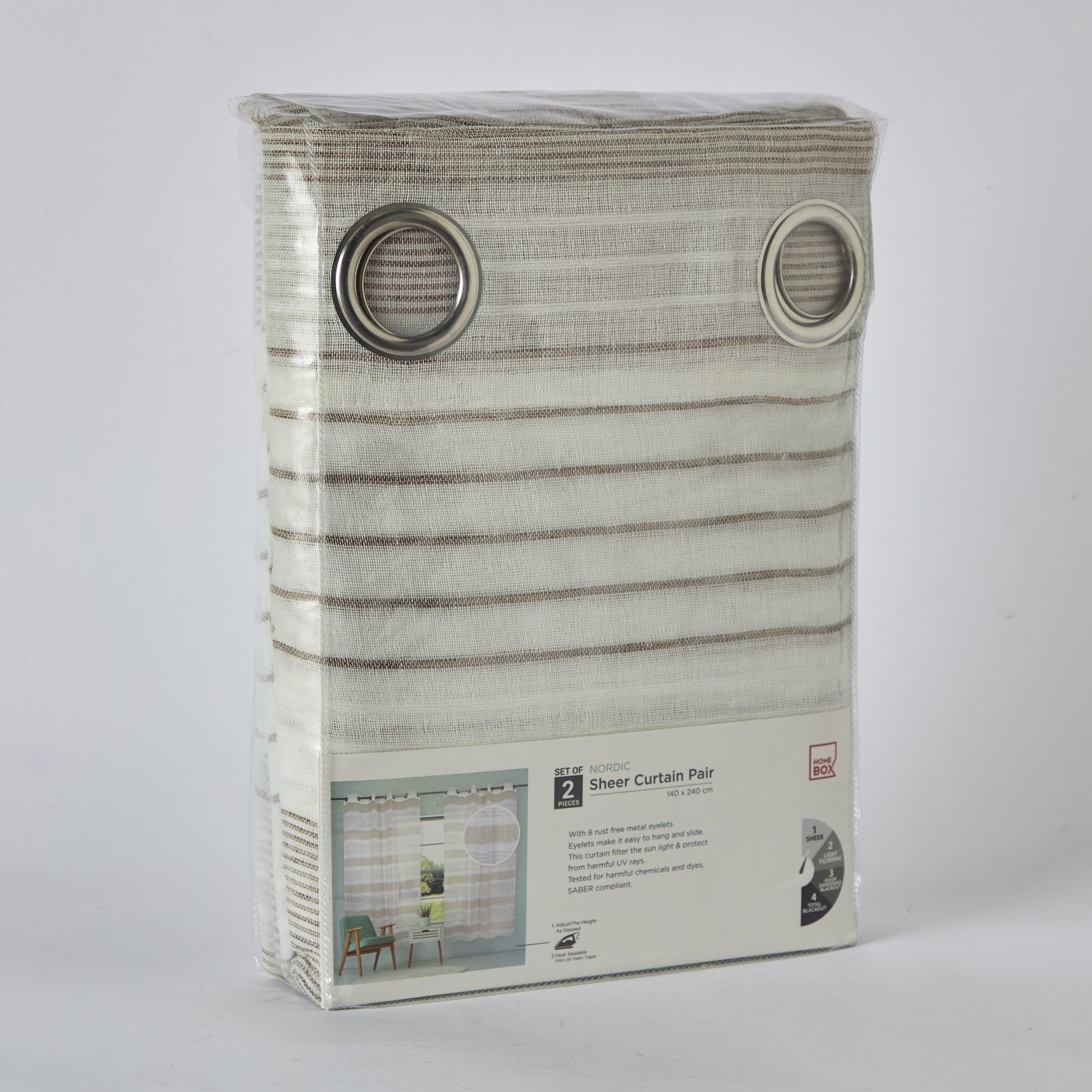 طقم ستائر شفّافة قطعتين من نوردك- 140x240 سم-hbxhomeware-hbxdecorandfurnishings-image-4