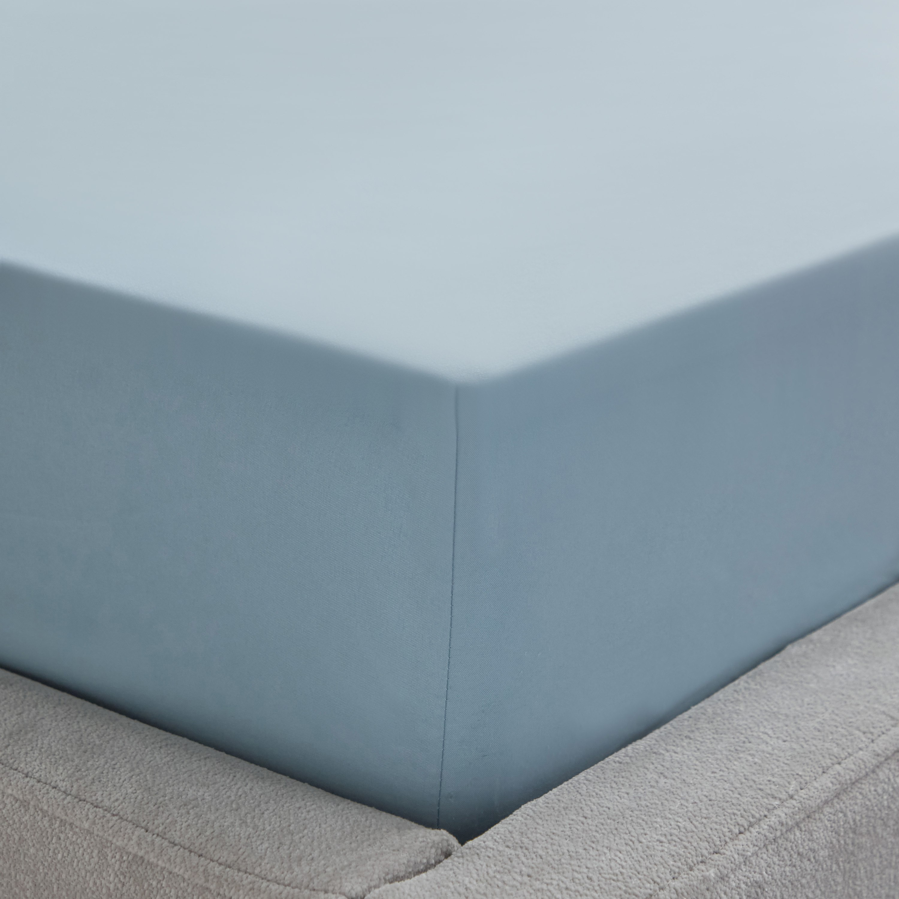 Derby Solid Twin Microfibre Fitted Sheet - 120x200+25 cm-hbxhomeware-hbxbedroom-image-4