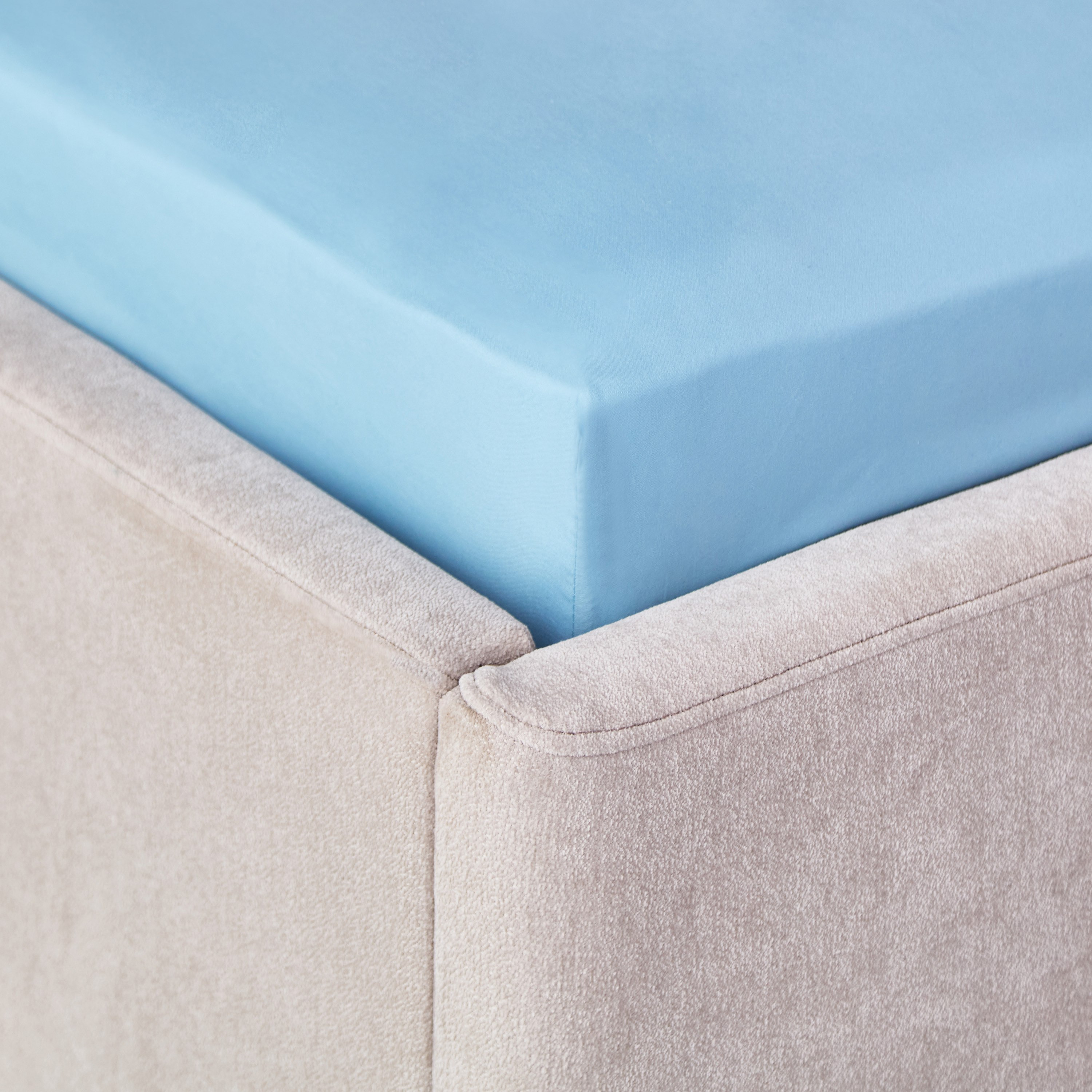 Derby Solid Microfiber Double Fitted Sheet - 140x200+25 cm-hbxhomeware-hbxbedroom-image-4