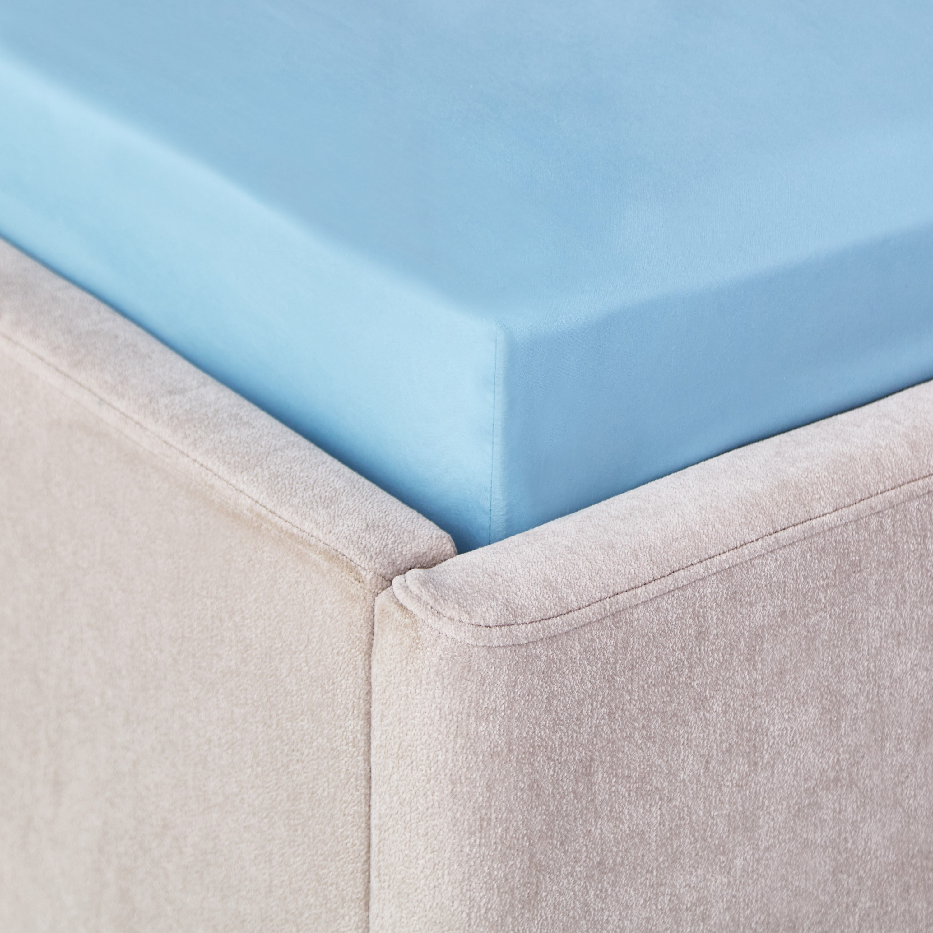 شرشف مطاطي كوين سادة من الألياف الدقيقة من ديربي - 150x200+25 سم-hbxhomeware-hbxbedroom-image-4
