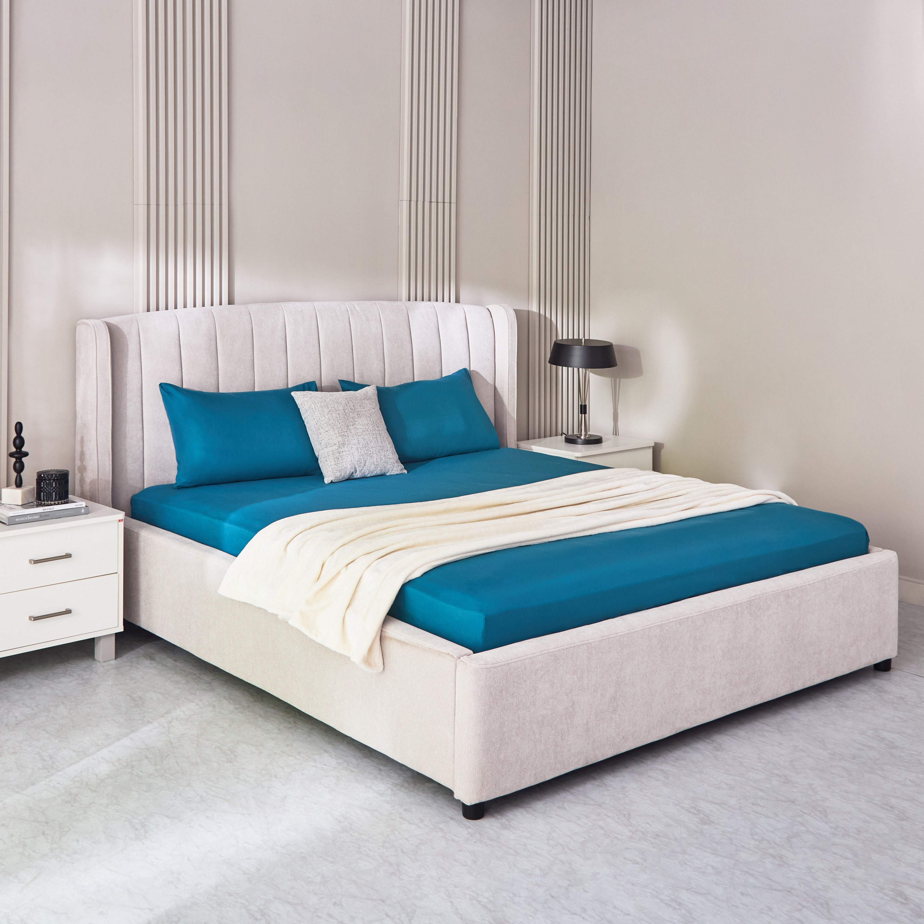 طقم أغطية وسادة سادة من ألياف دقيقة قطعتين من ديربي - 45x70 سم-hbxhomeware-hbxbedroom-image-6