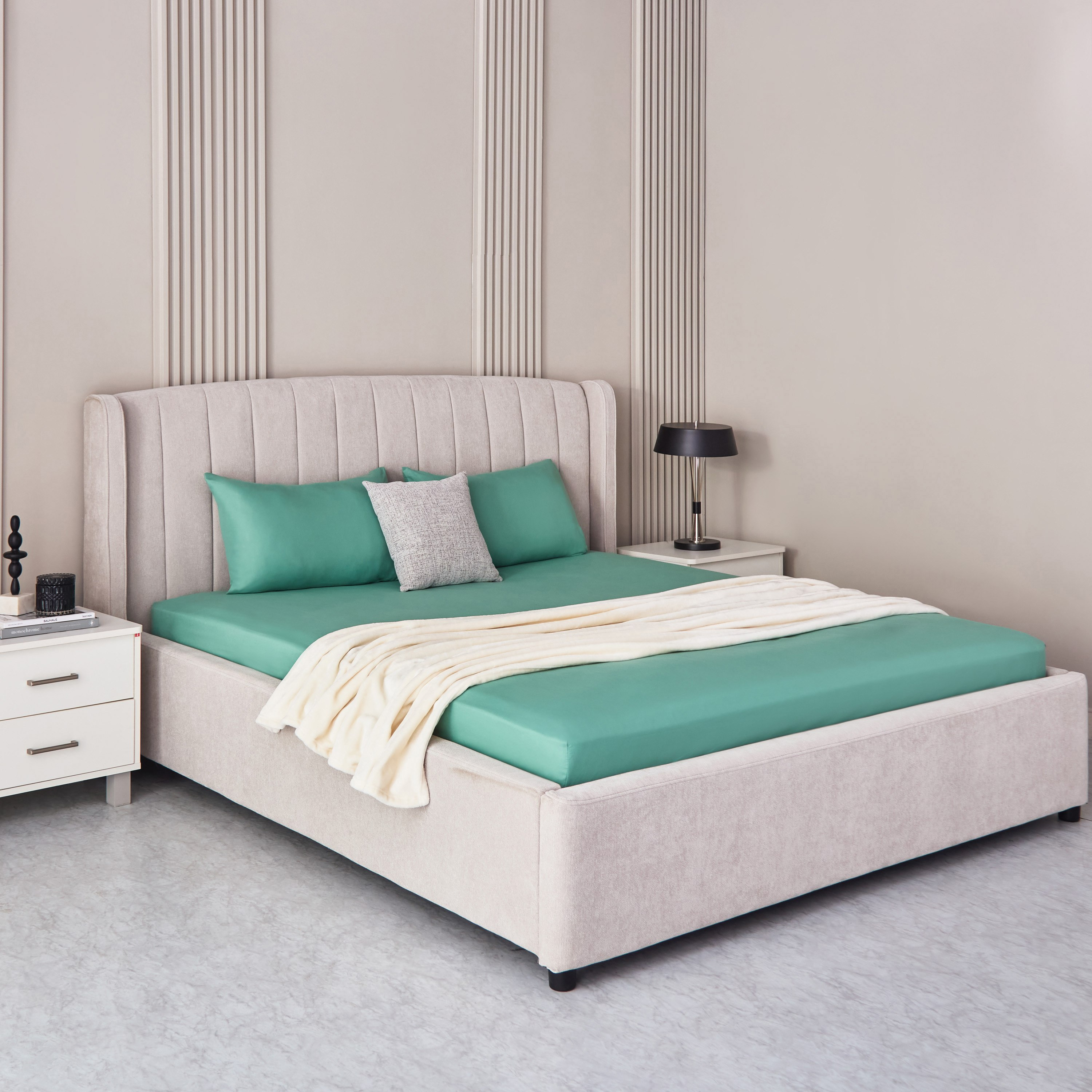 Derby 2-Piece Solid Microfibre Pillowcase Set - 45x70 cm-hbxhomeware-hbxbedroom-image-6