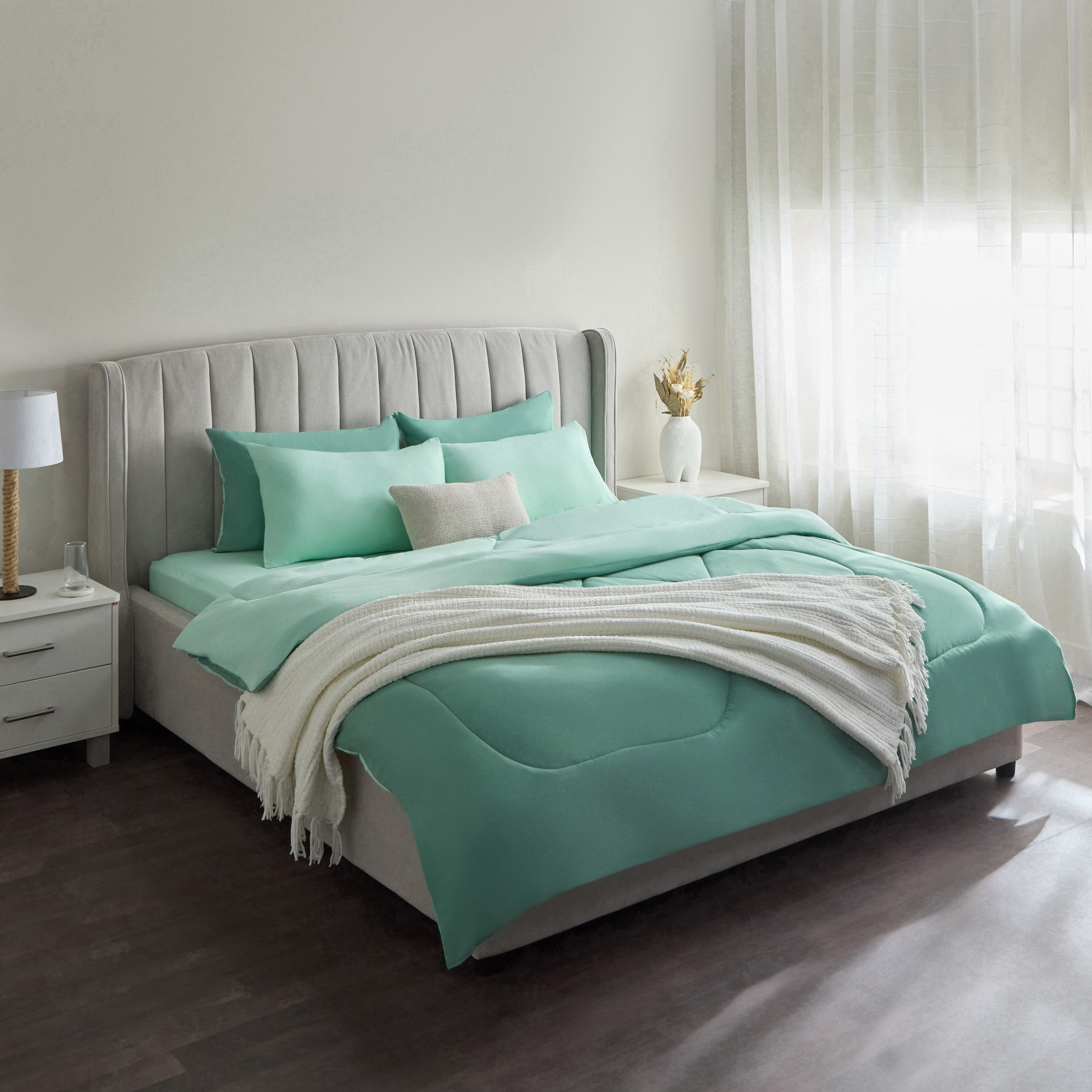 Derby 2-Piece Solid Microfibre Pillowcase Set - 45x70 cm-hbxhomeware-hbxbedroom-image-6