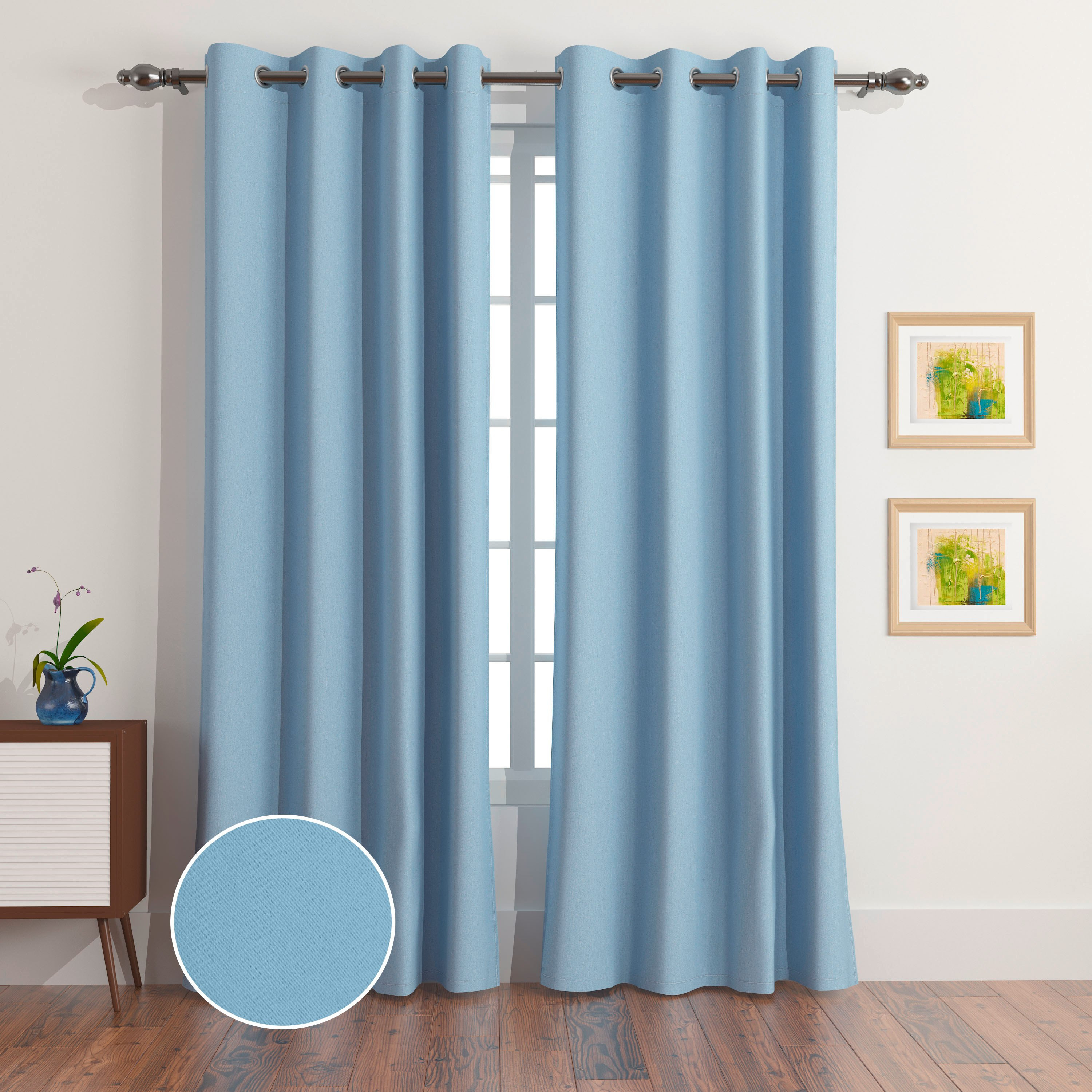 Essential 4-Piece Blackout Curtain Set  - 140x240 cm-hbxbedroom-windowcoverings-curtains-image-1