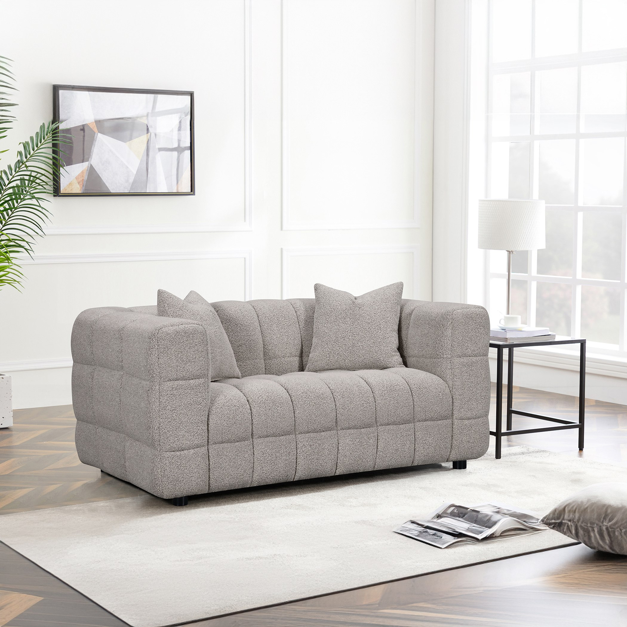 كنبة قماش مقعدين مع وسادتين من سوين-hbxlivingroom-sofasandarmchairs-sofas-image-1