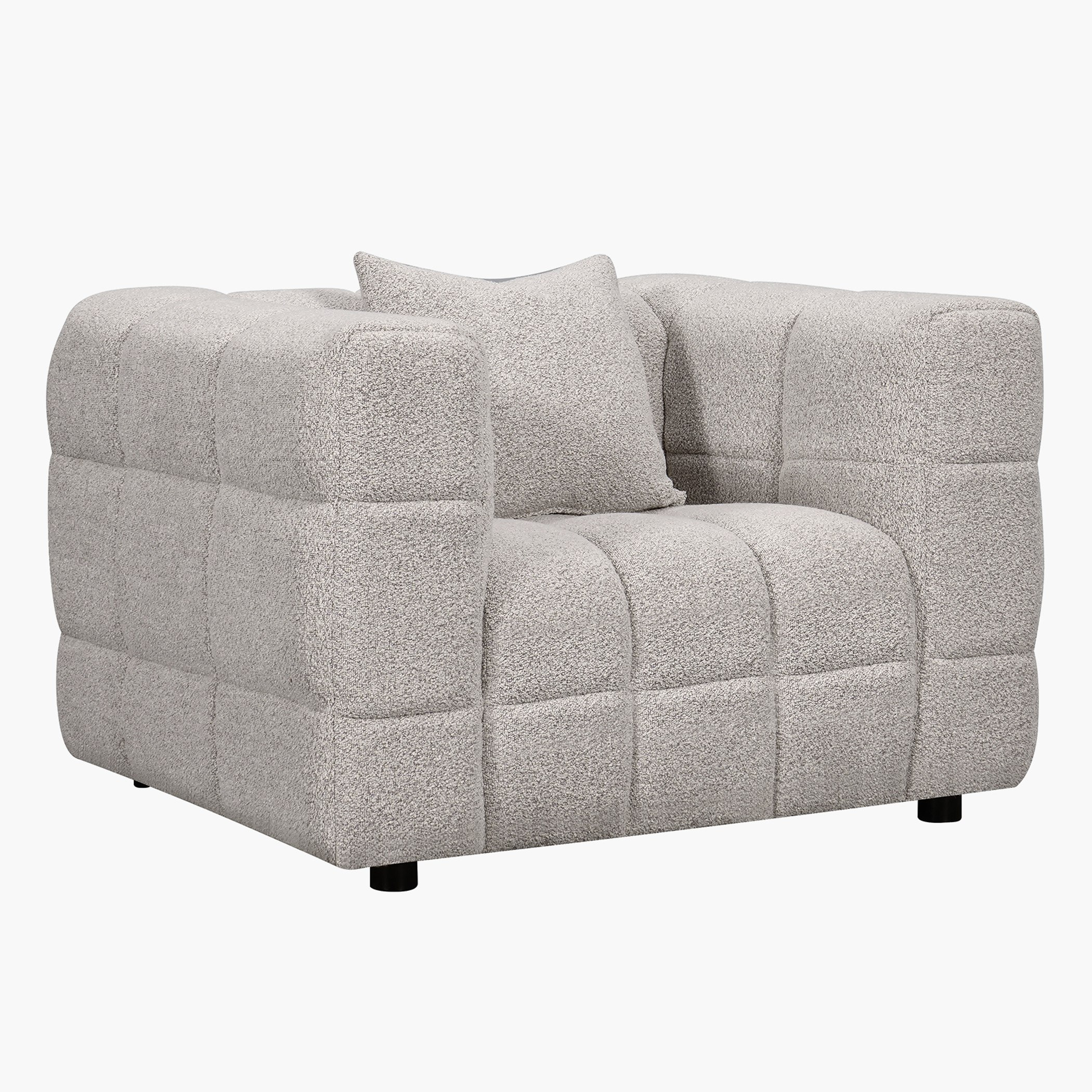 Swen Armchair Fabric Sofa with Cushion-hbxlivingroom-sofasandarmchairs-sofas-image-2
