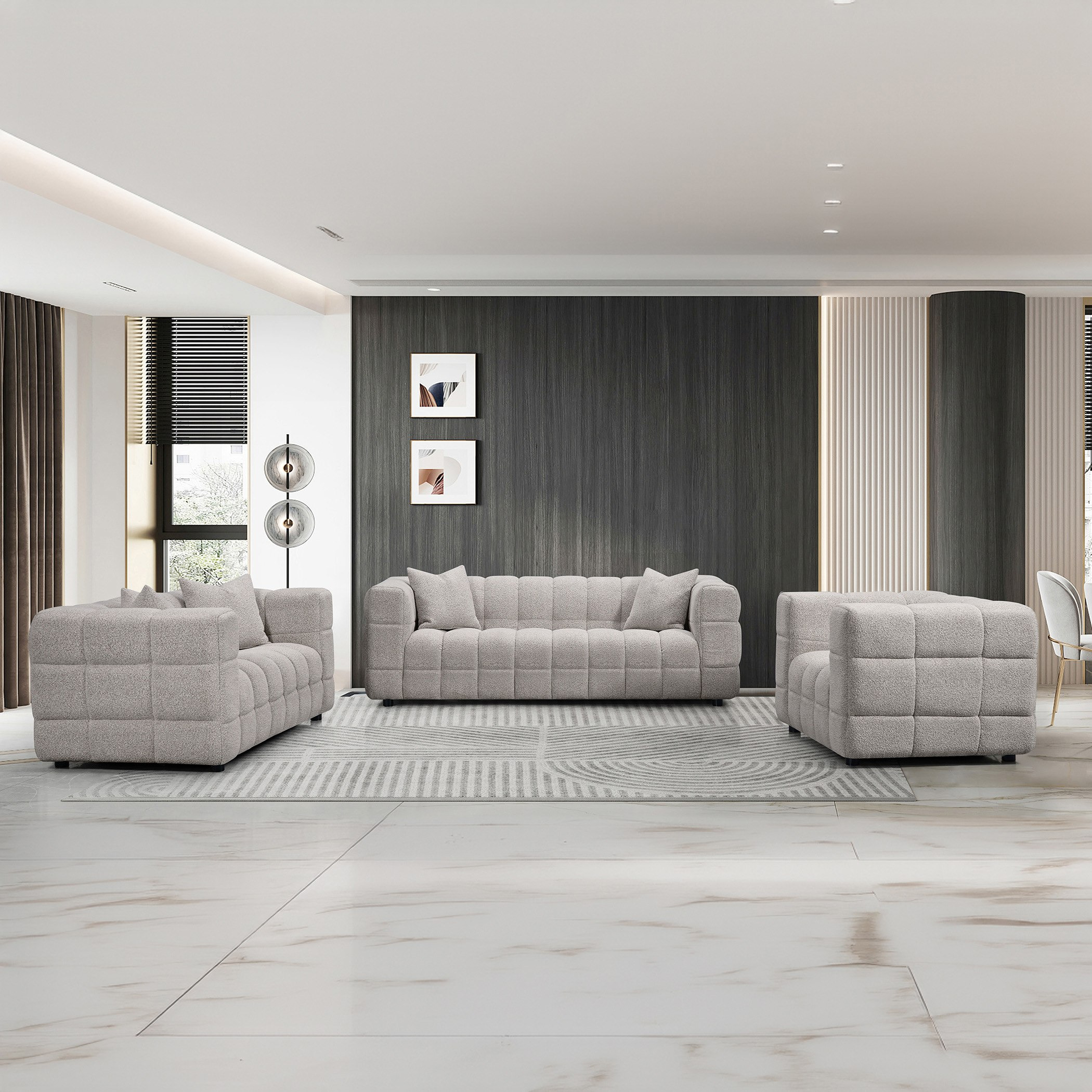 Swen Armchair Fabric Sofa with Cushion-hbxlivingroom-sofasandarmchairs-sofas-image-9