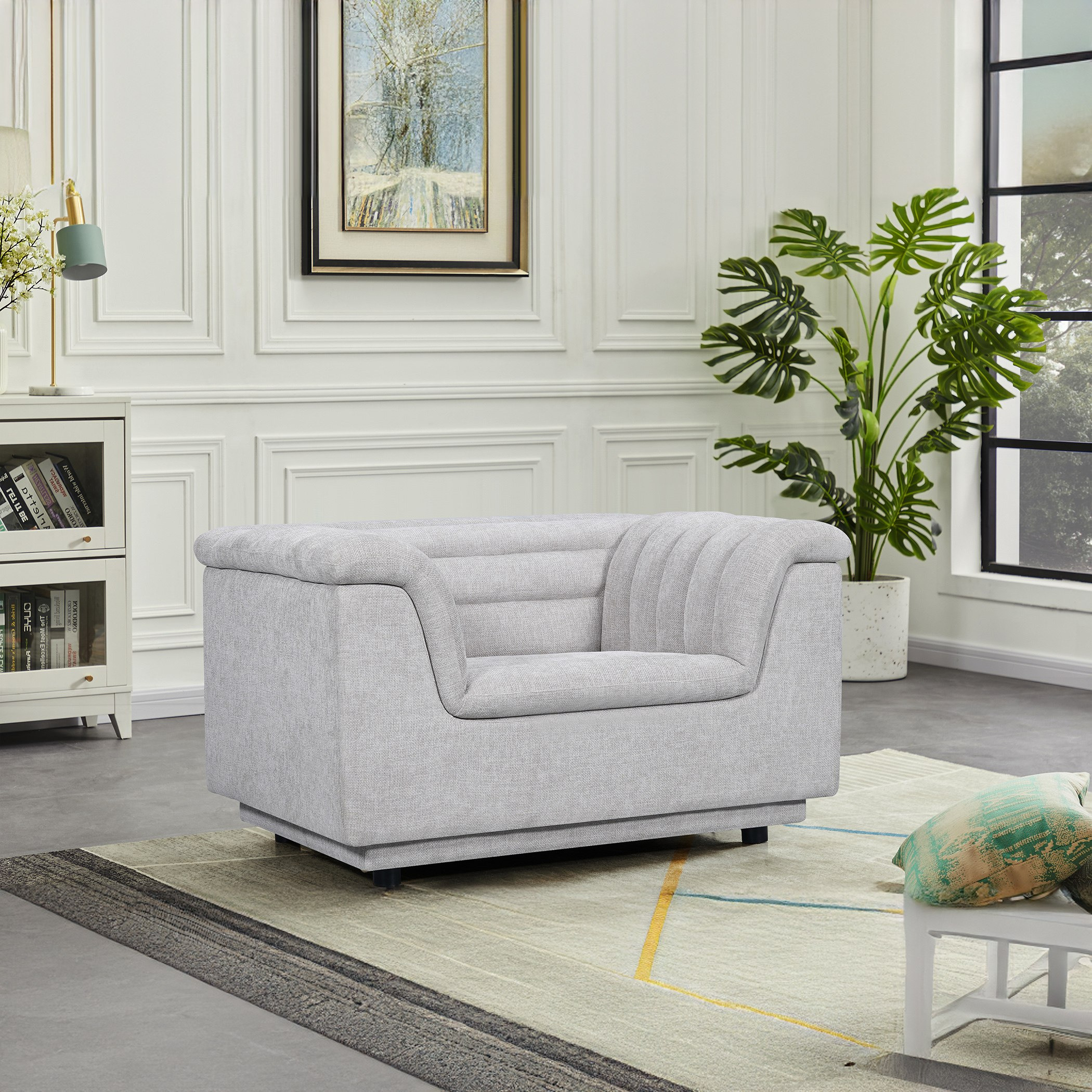 كرسي قماش بمساند ذراعين من بيكاسو-hbxlivingroom-sofasandarmchairs-sofas-image-1