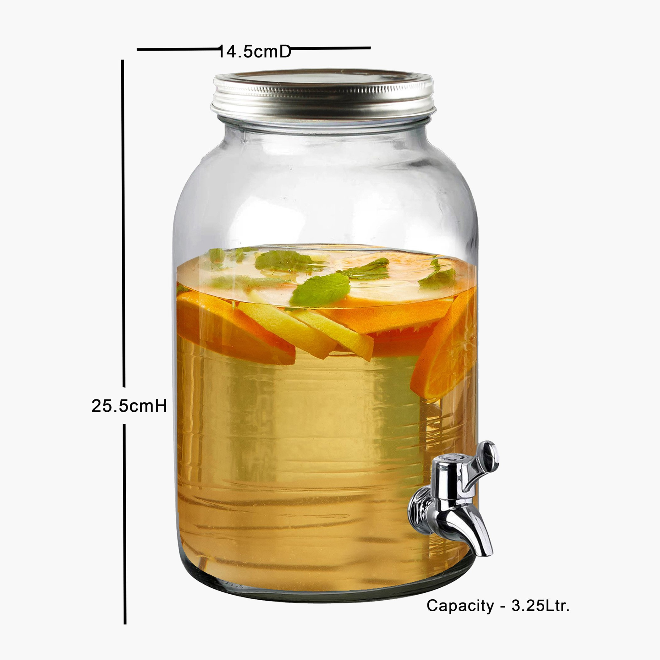 موزّع مشروبات زجاج من أميتي - 3.2 لتر-hbxhomeware-hbxkitchen-image-4