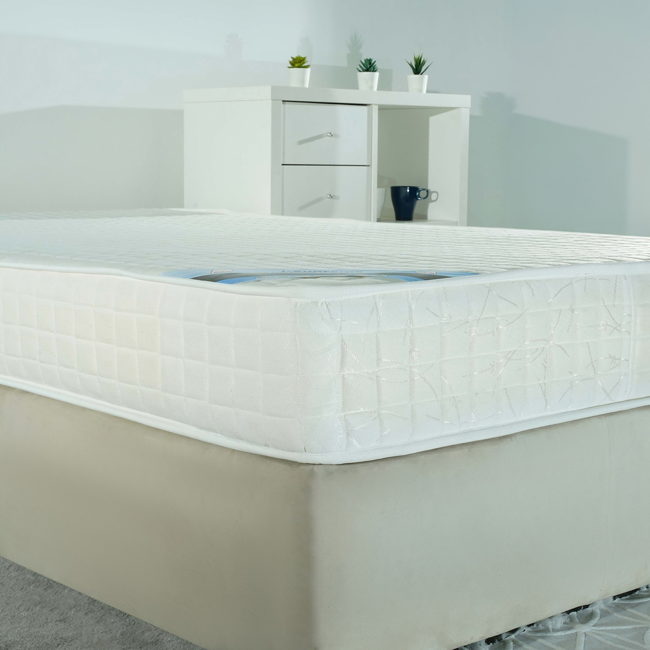 SleepEase iSupreme Side Foam Encased Medium Firm Bonnell Spring Queen Mattress - 150x200x22 cm-hbxbedroom-mattresses-queen-image-6