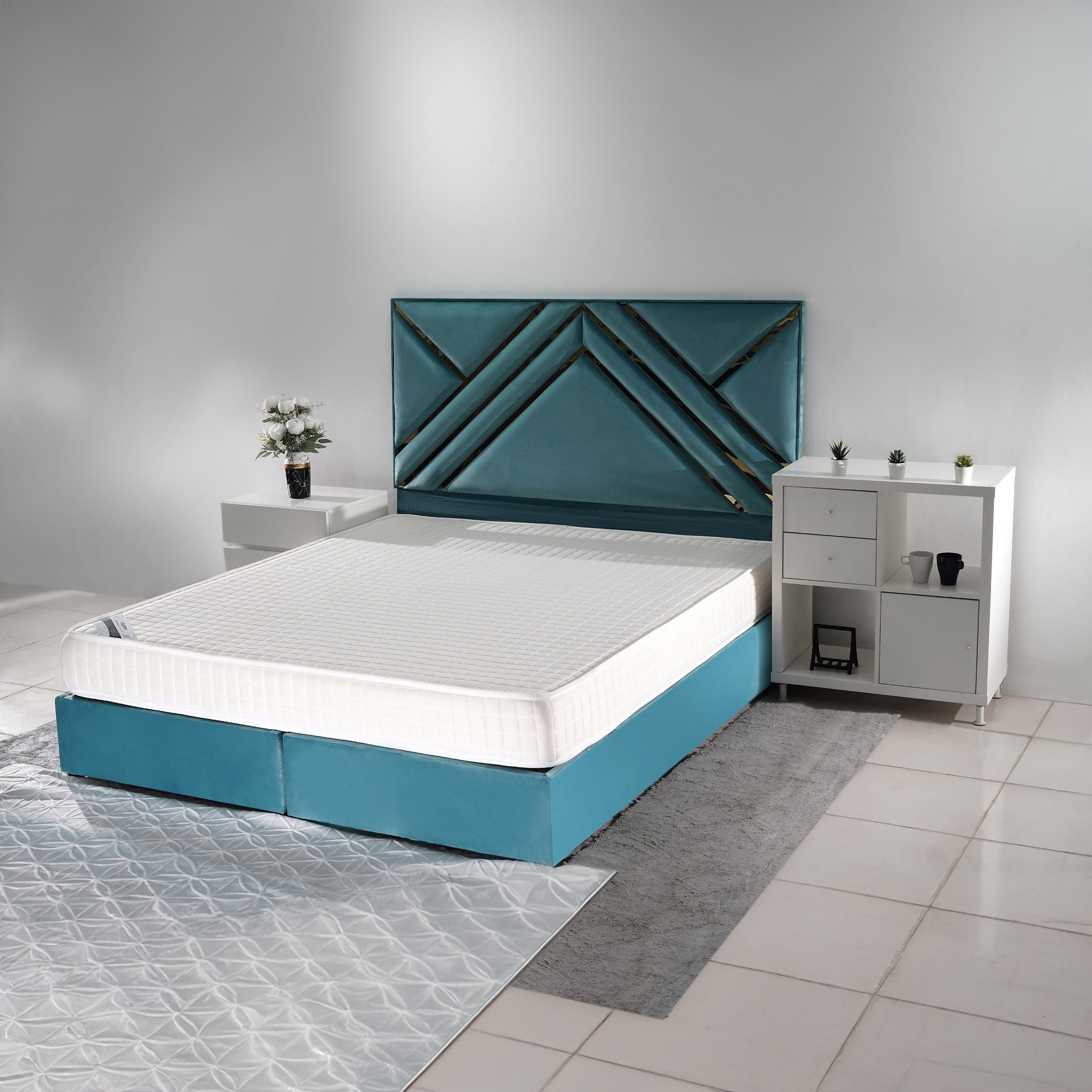 SleepEase iSupreme Side Foam Encased Medium Firm Bonnell Spring King Mattress - 180x200x22 cm-hbxfurniture-mattresses-king-image-9