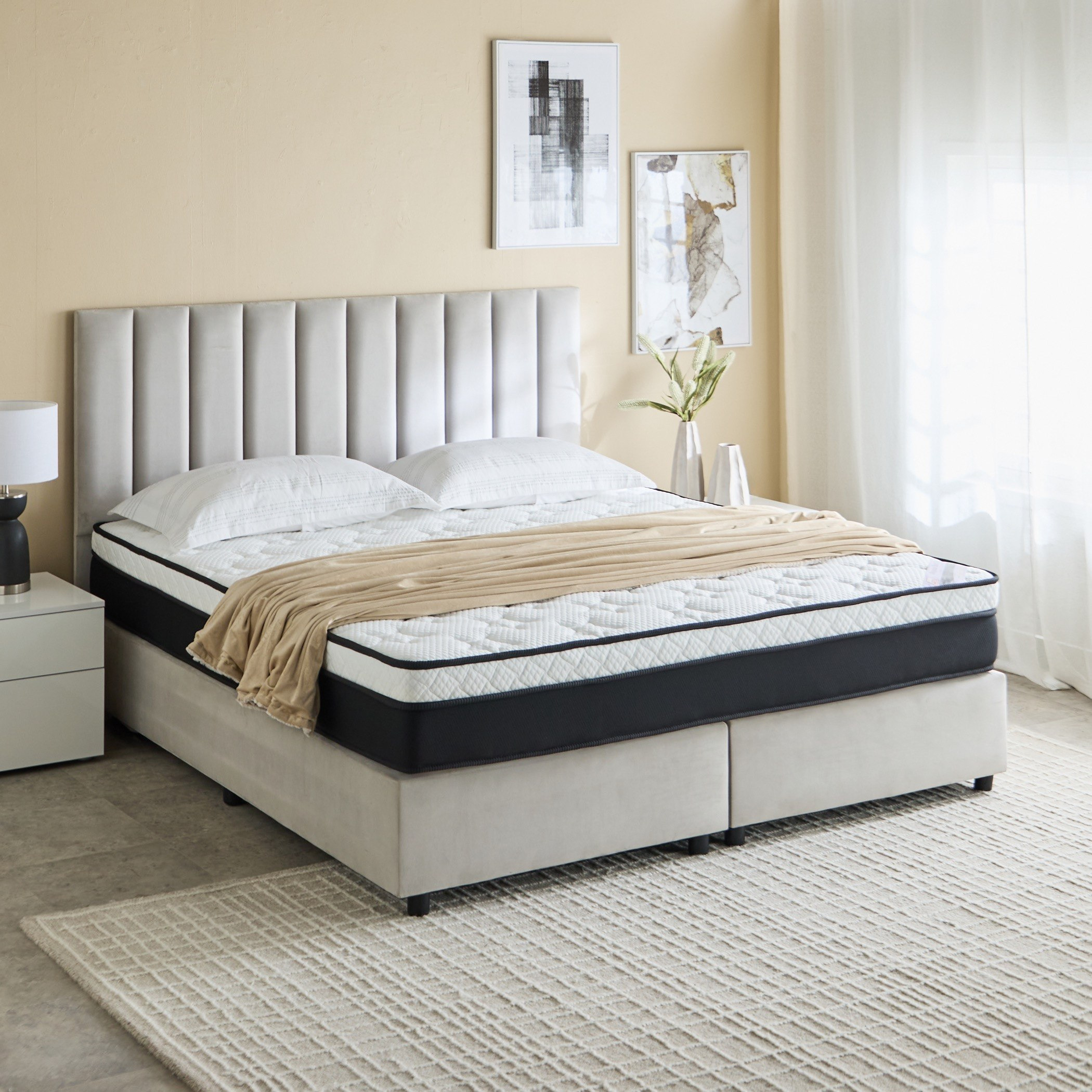 SleepNest iRepose Box Top Medium Firm Bonnell Spring Queen Mattress - 160x200x24 cm-PROMO_HB_KSA_HBX10_190925-image-8