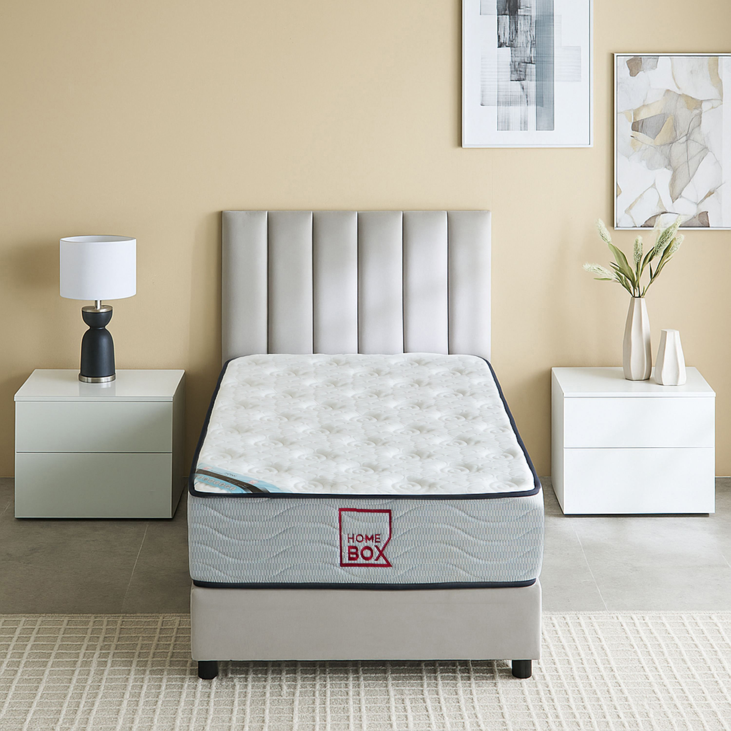 SleepLuxe iCool Gel infused Memory Foam Medium Firm Pocket Spring Single Mattress - 90x200x25 cm-PROMO_HB_KSA_HBX10_190925-image-2