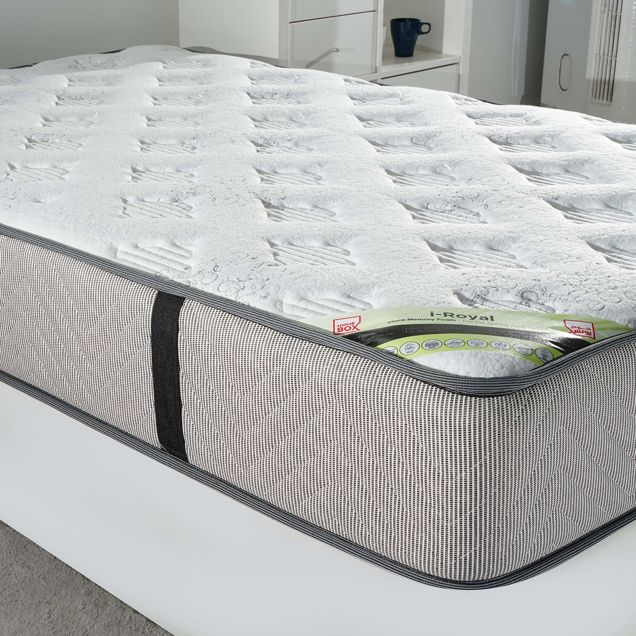 مرتبة توين فيسكو بنوابض جيبية من سليب لوكس آي رويال فيسكو - 120x200x25 سم-hbxfurniture-mattresses-twin-image-9