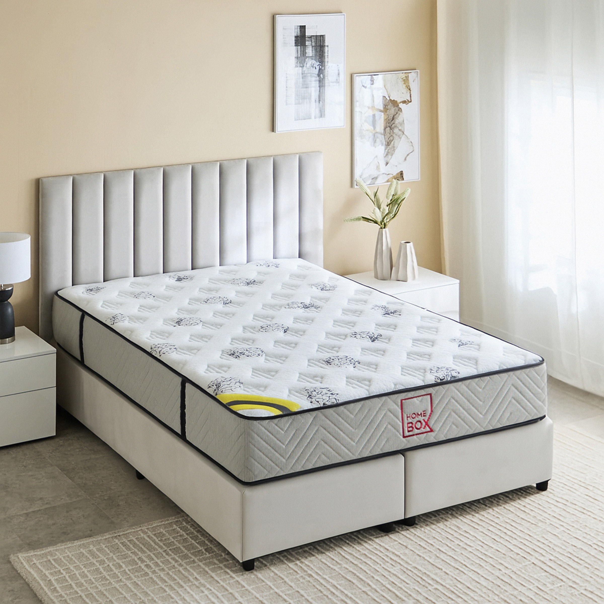 SleepLuxe iRoyal Visco Medium Firm Visco Pocket Spring Queen Mattress - 150x200x25 cm-PROMO_HB_KSA_HBX10_190925-image-3