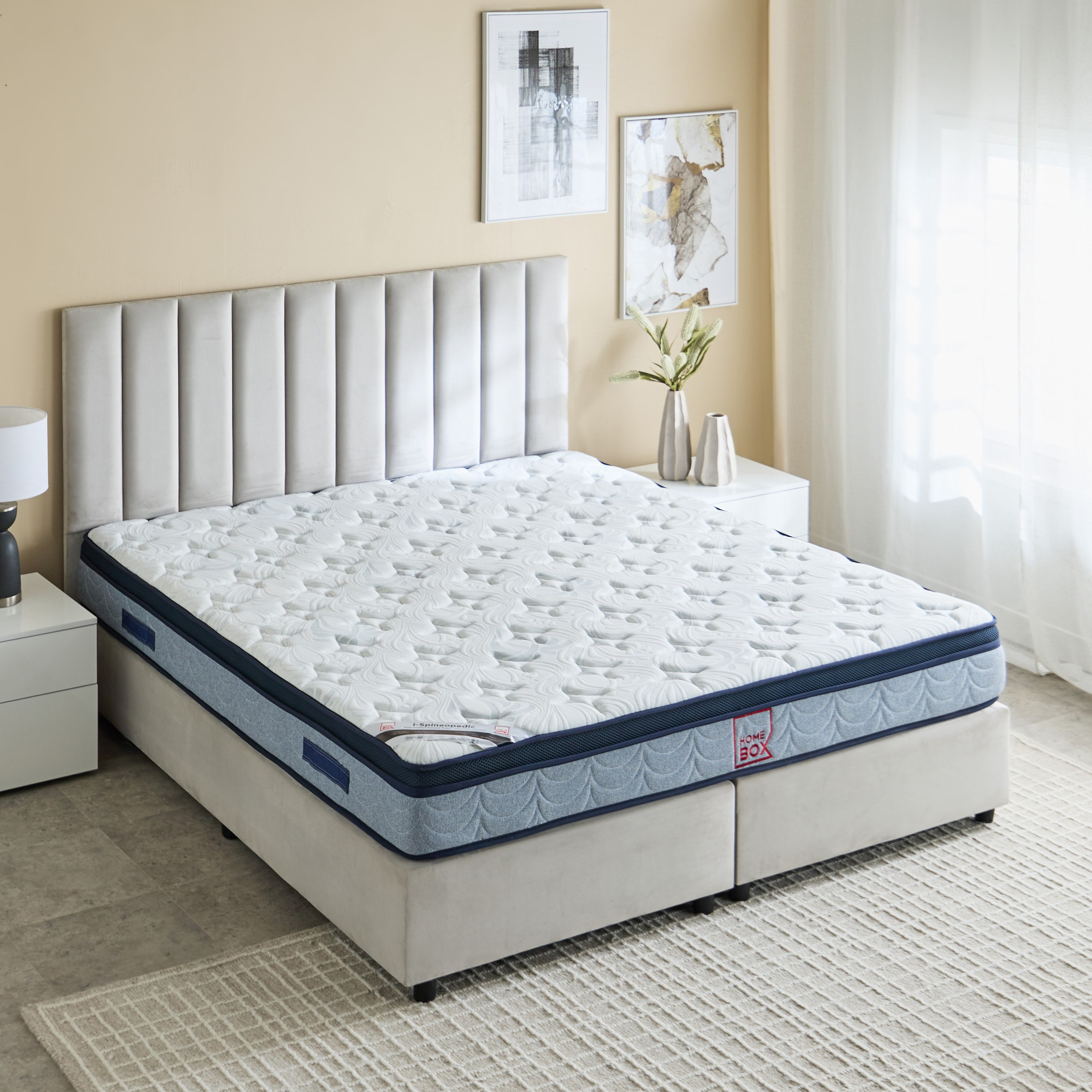 SleepNest iSpineopedic Dual Comfort Rebonded Medium Firm Memory Foam Mattress - 160x200x22 cm-PROMO_HB_KSA_HBX10_190925-image-3