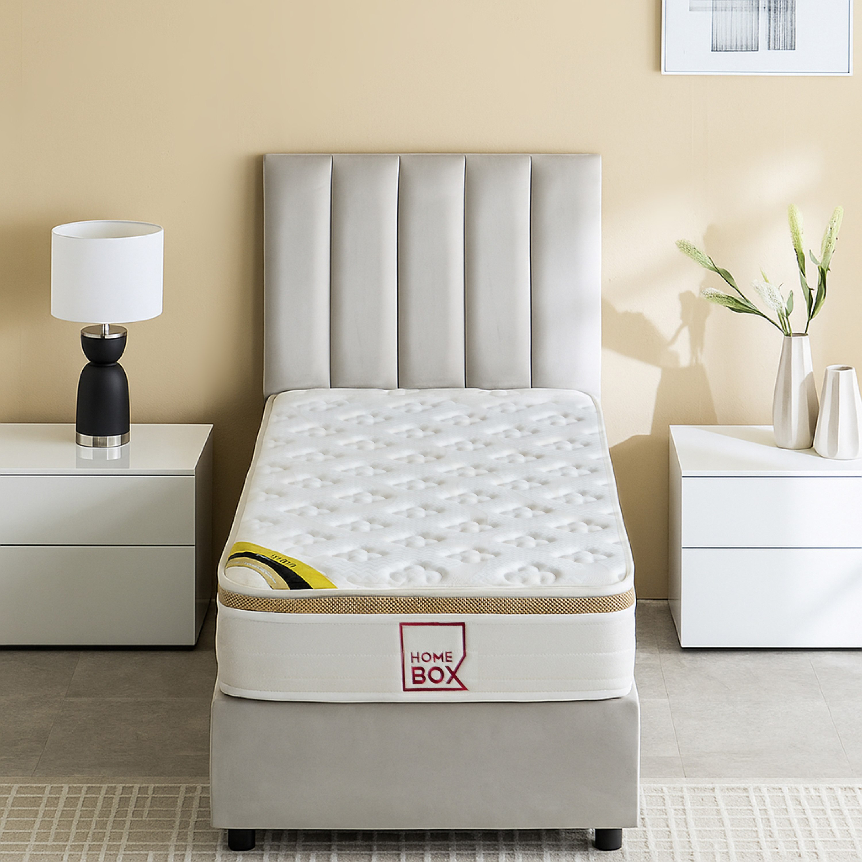مرتبة توين إسفنج مجدد ولاتكس مسامية محبوكة من سليب لوكس آي أورثو - 120x200x24 سم-hbxfurniture-mattresses-twin-image-2
