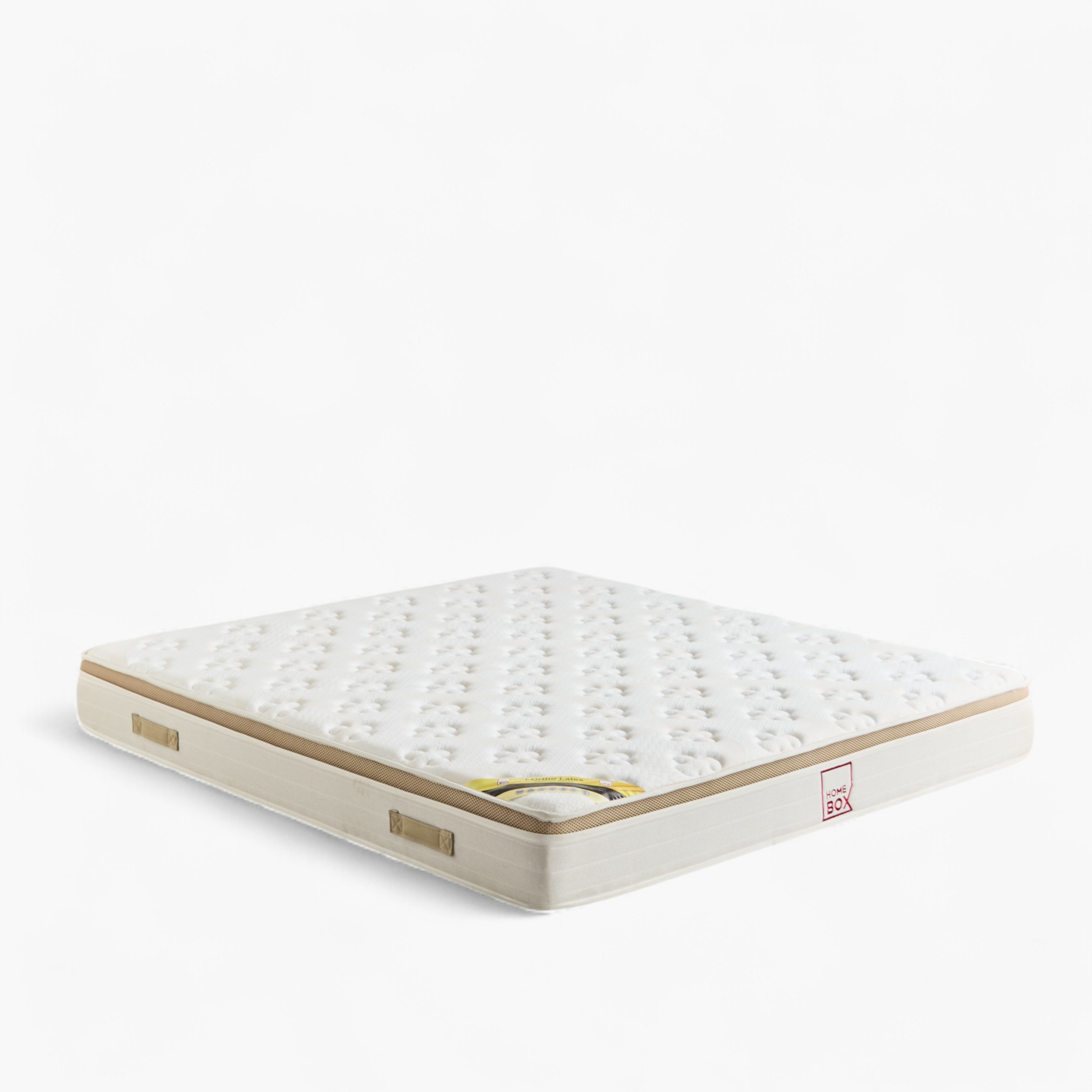 SleepLuxe iOrtho Latex Knitted Breathable Firm Extra Firm Rebonded Foam King Mattress - 180x200x24 cm-hbxfurniture-mattresses-king-image-9