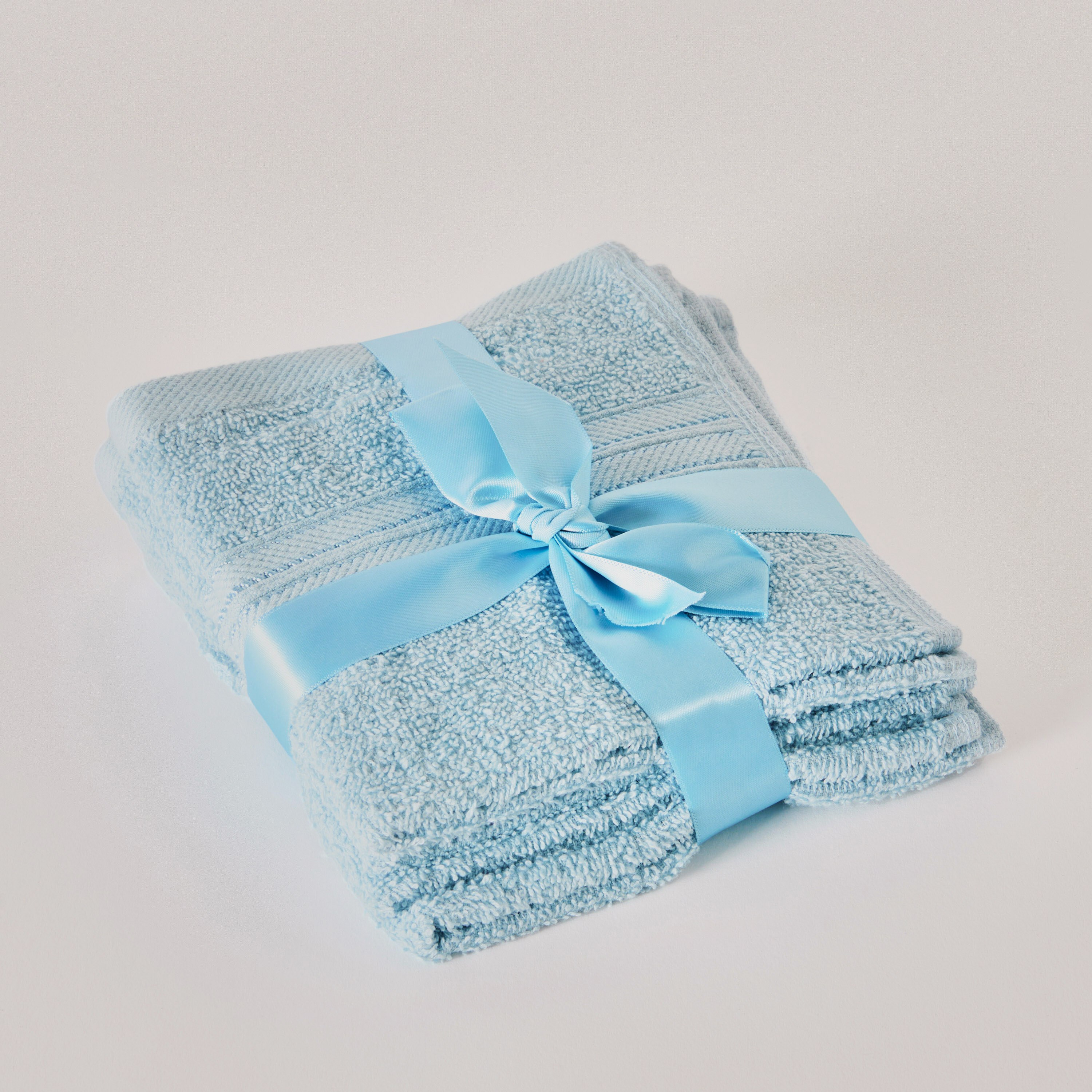 طقم مناشف وجه ممشطة 4 قطع من إسينشال - 30x30 سم-hbxbathroom-bathroomtextiles-image-6