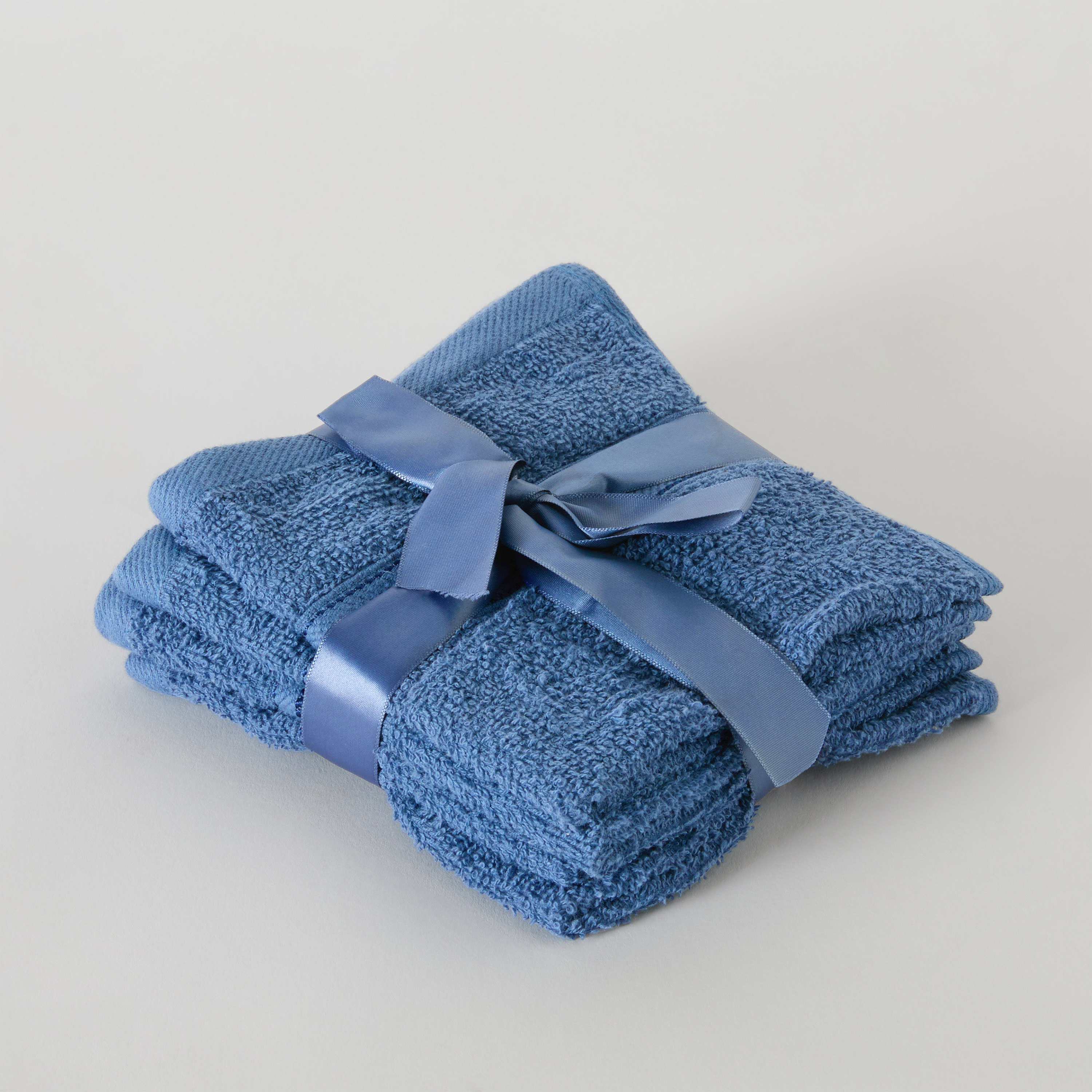 طقم مناشف وجه ممشطة 4 قطع من إيسنشيال - 30x30 سم-hbxbathroom-bathroomtextiles-image-6