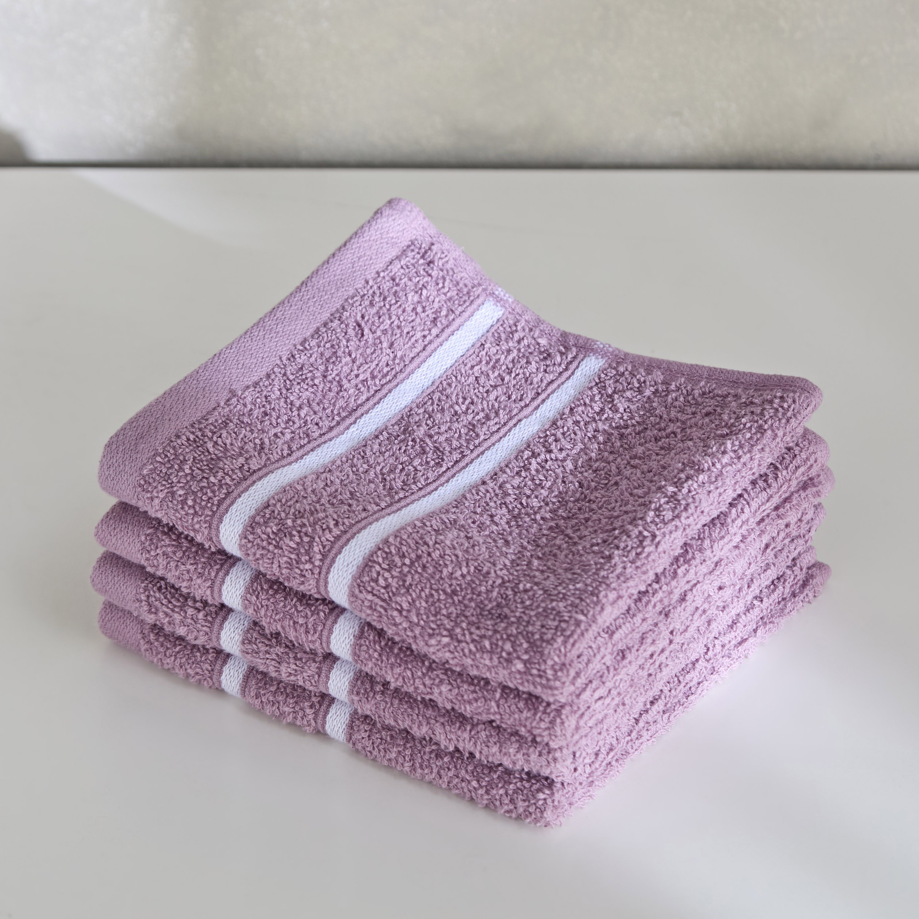 Snoopy Kids 4-Piece Carded Face Towel Set - 30x30 cm-hbxbathroom-bathroomtextiles-image-1