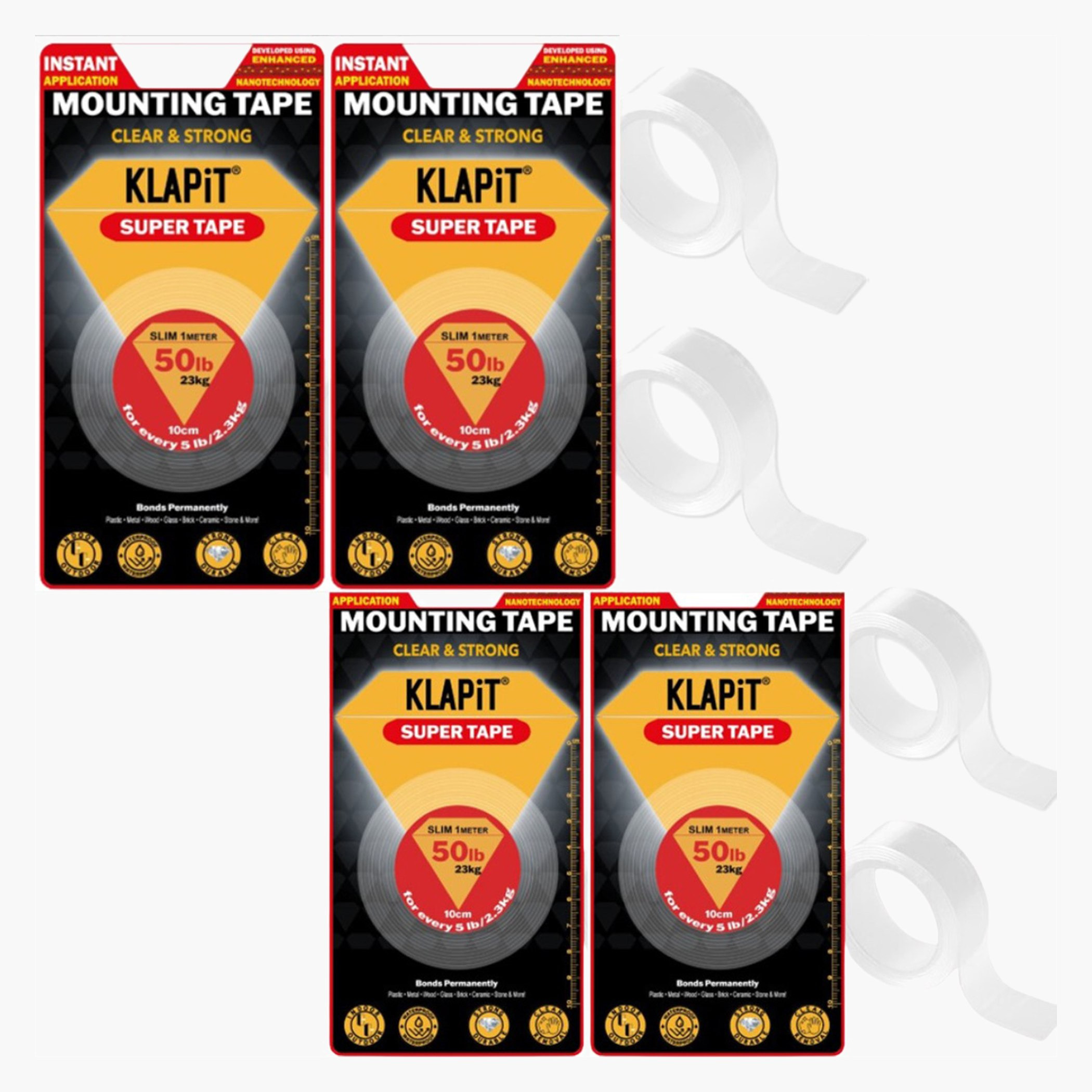 KLAPiT Slim Mounting Tape - 1 m-hbxdecorandfurnishings-homeaccessories-novelties-image-13