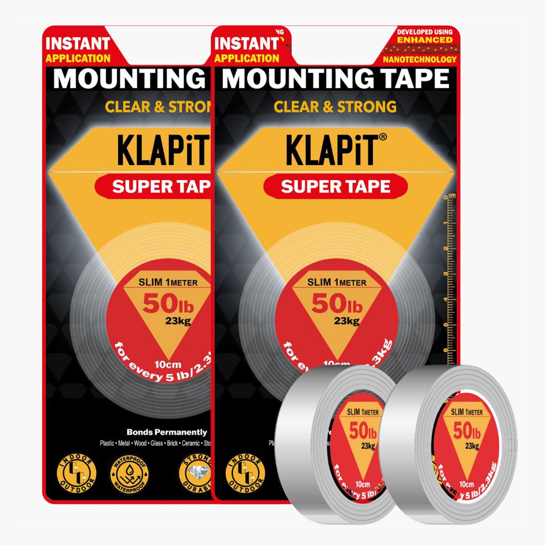 KLAPiT Slim Mounting Tape - 1 m-hbxdecorandfurnishings-homeaccessories-novelties-image-10