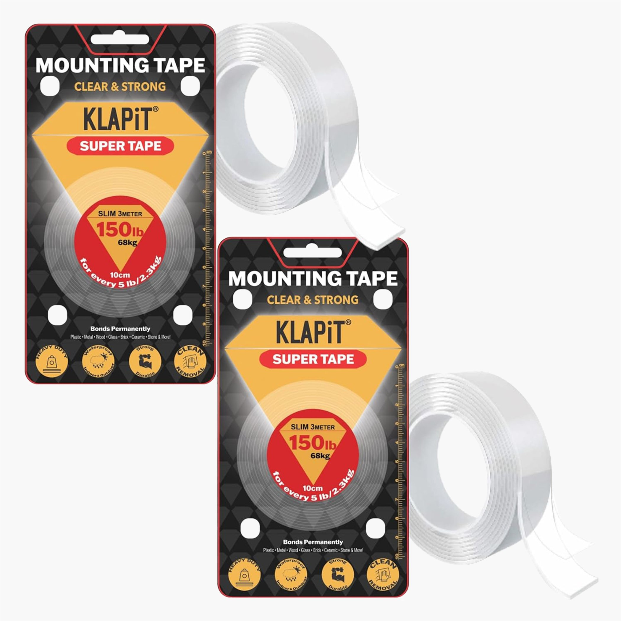 KLAPiT Slim Mounting Tape - 3 m-hbxdecorandfurnishings-homeaccessories-novelties-image-7